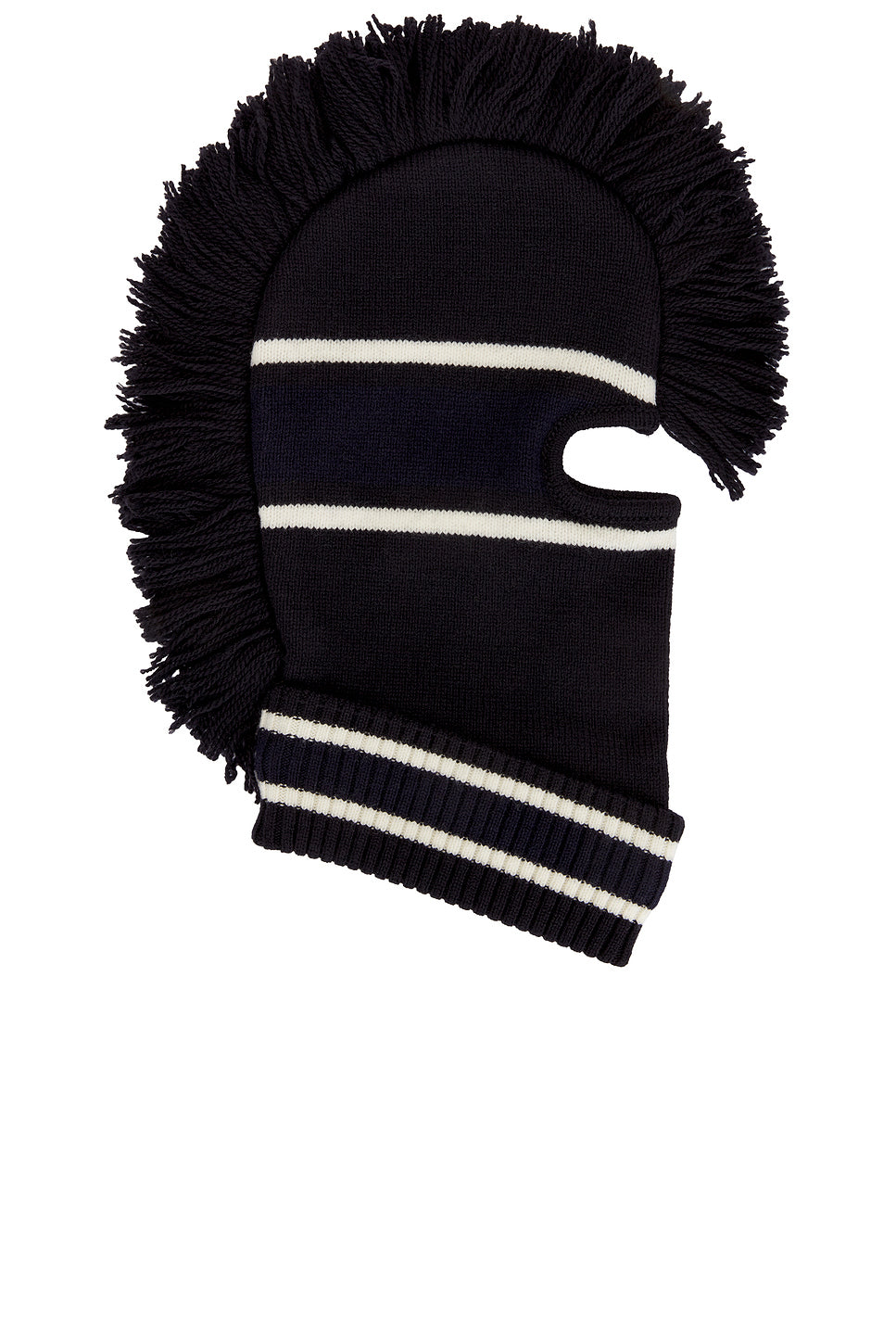 Fringe Knit Balaclava