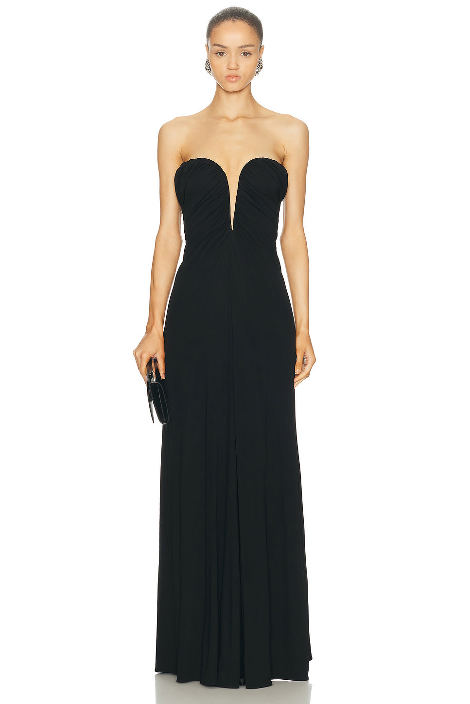 Bustier Ruched Gown