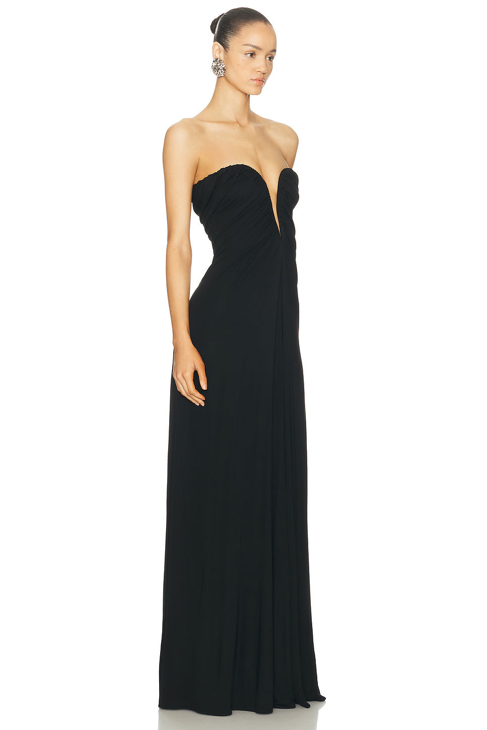 Bustier Ruched Gown