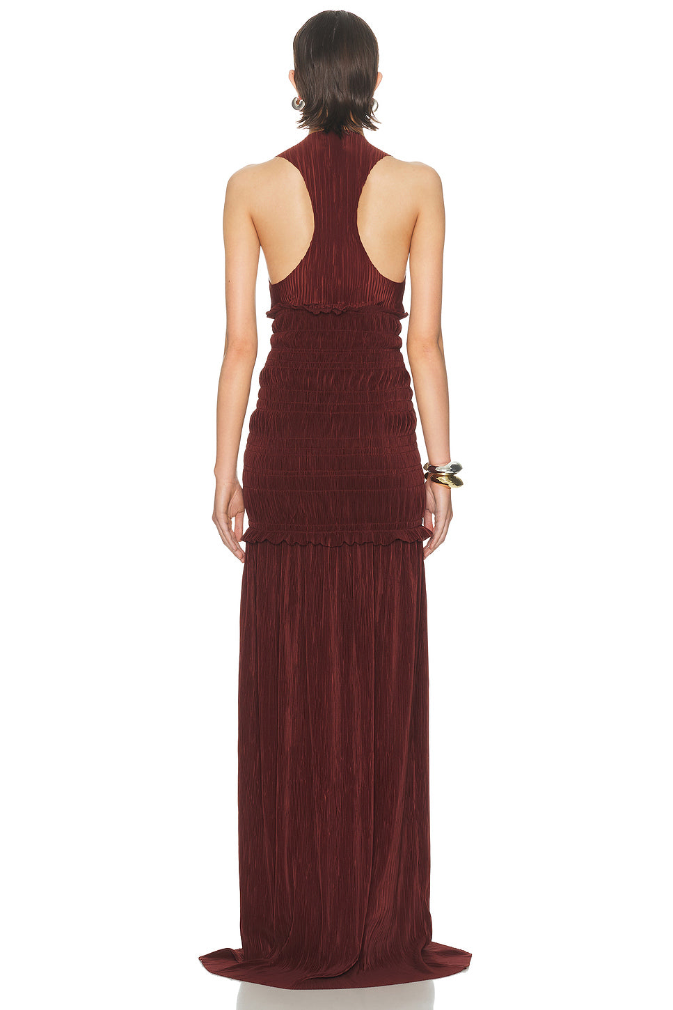 Pleated Long Dress