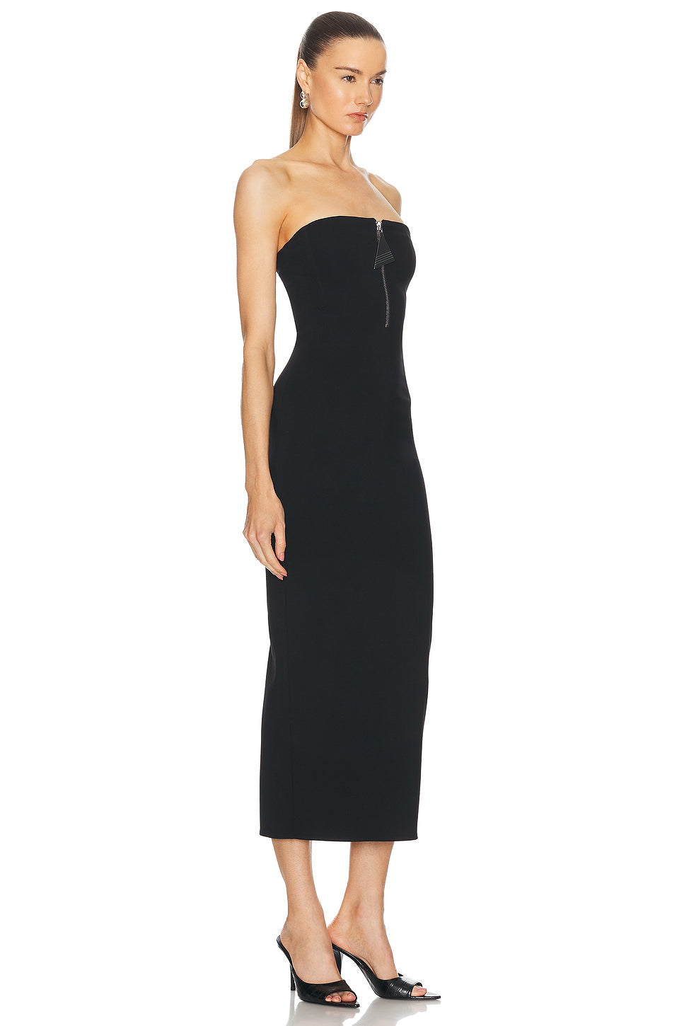 Strapless Midi Dress