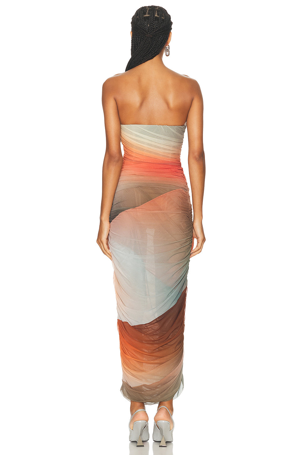 Strapless Midi Dress