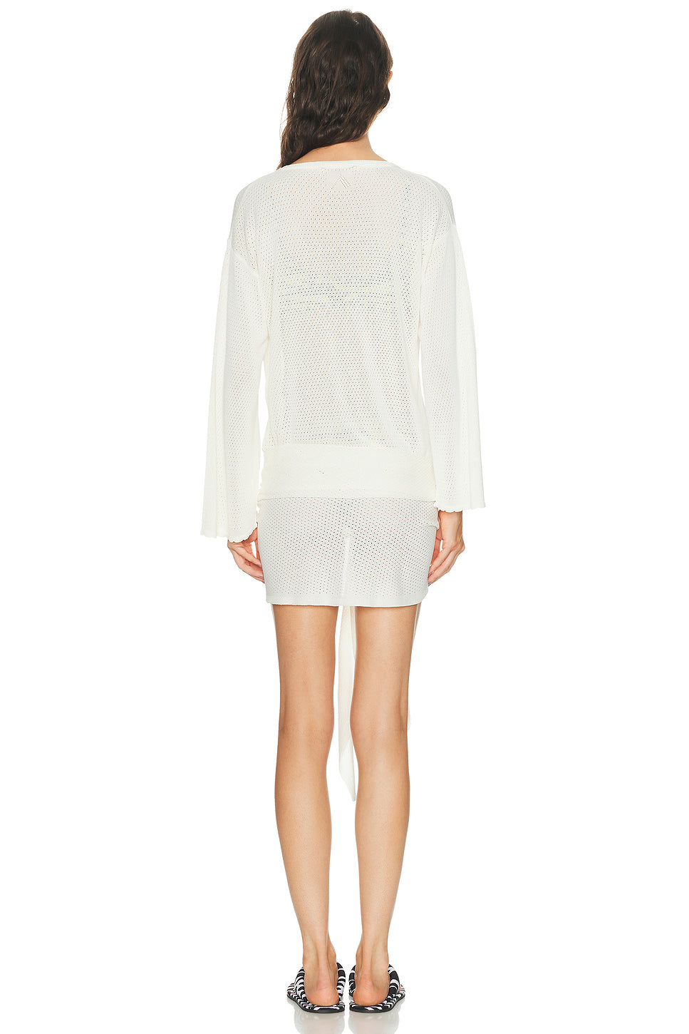V Neck Mini Dress