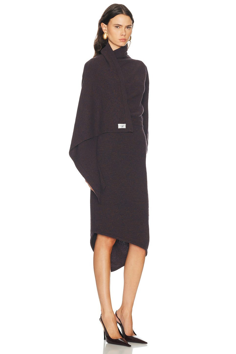 Scarf Midi Dress