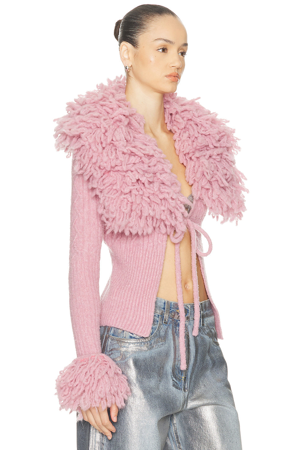 Front Tie Cardigan