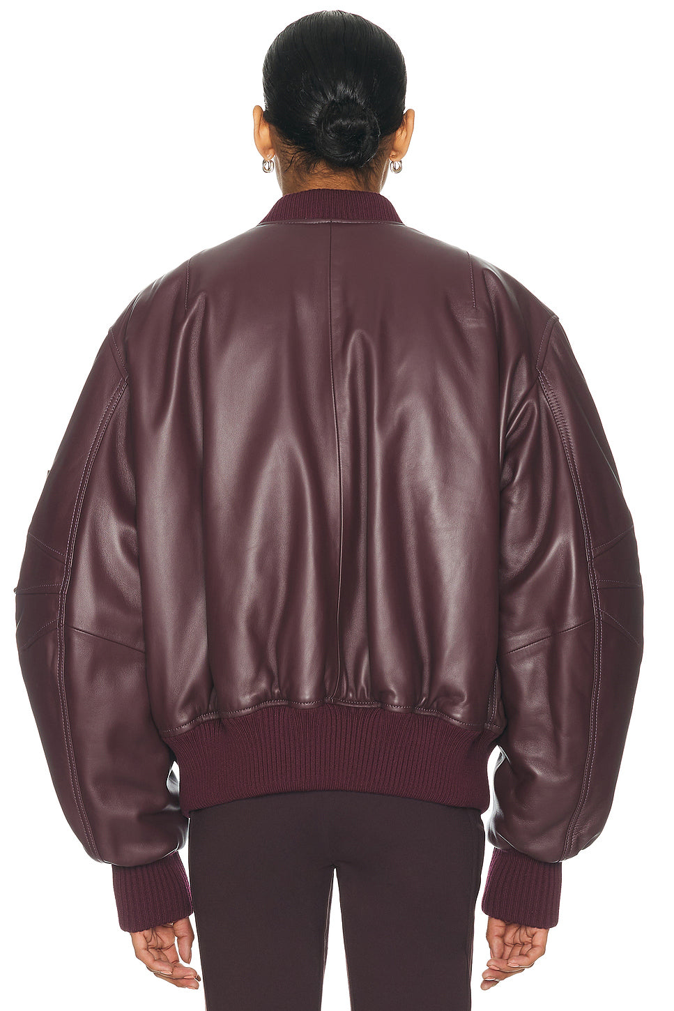 Leather Bomber Jacket