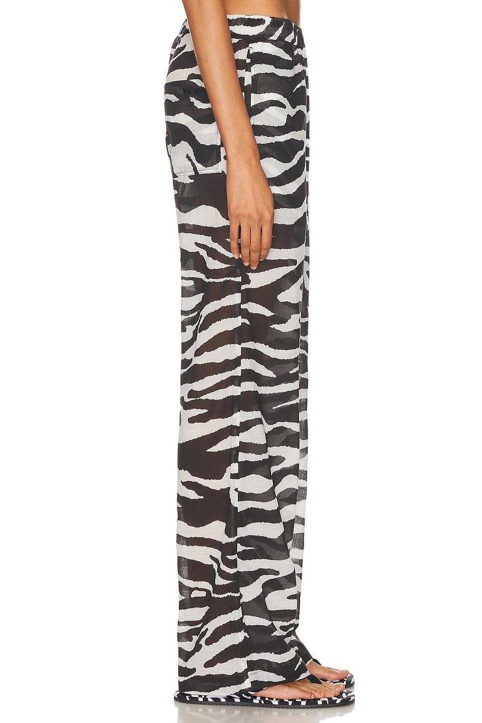 Zebra Printed Long Pant
