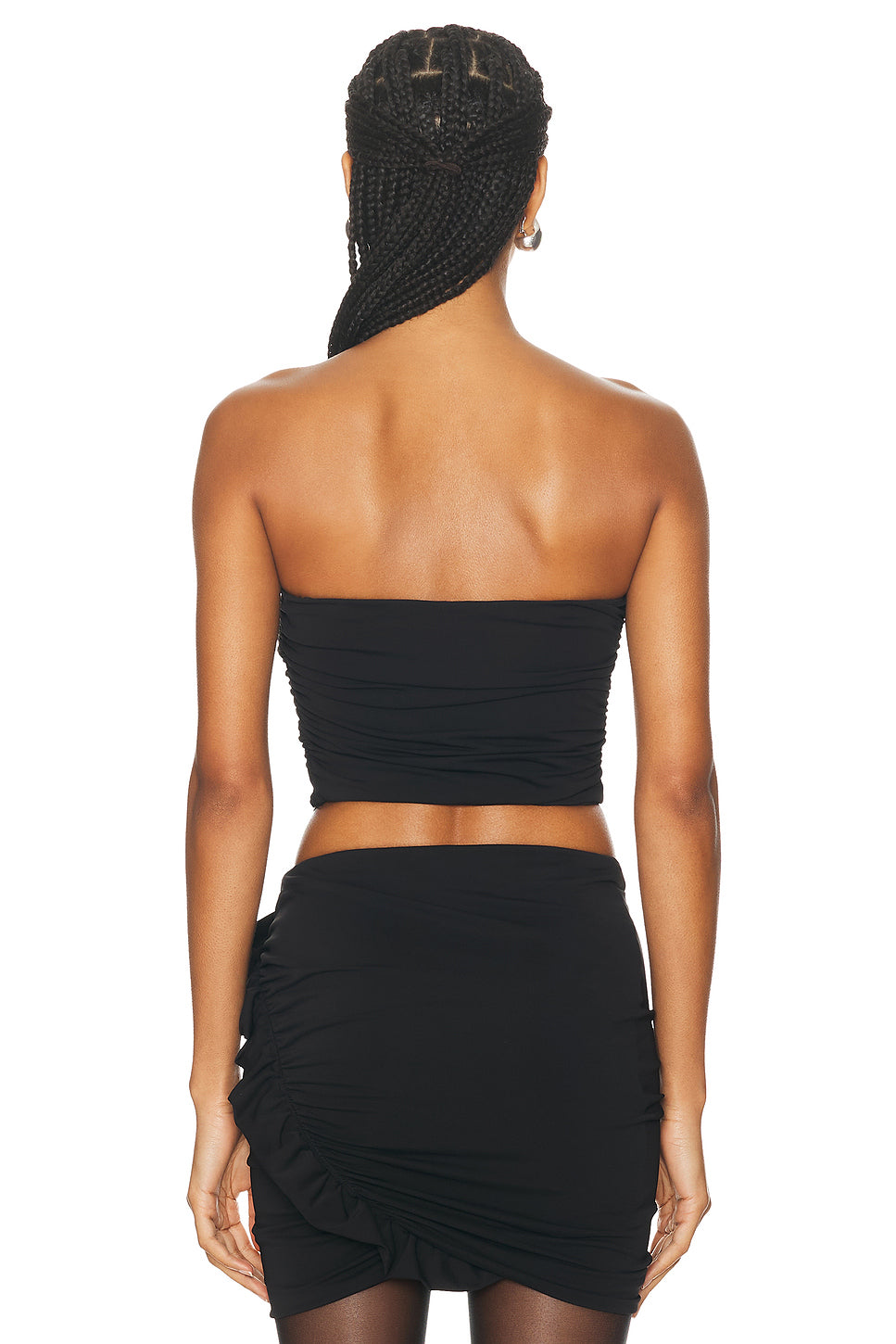 Ruched Strapless Top