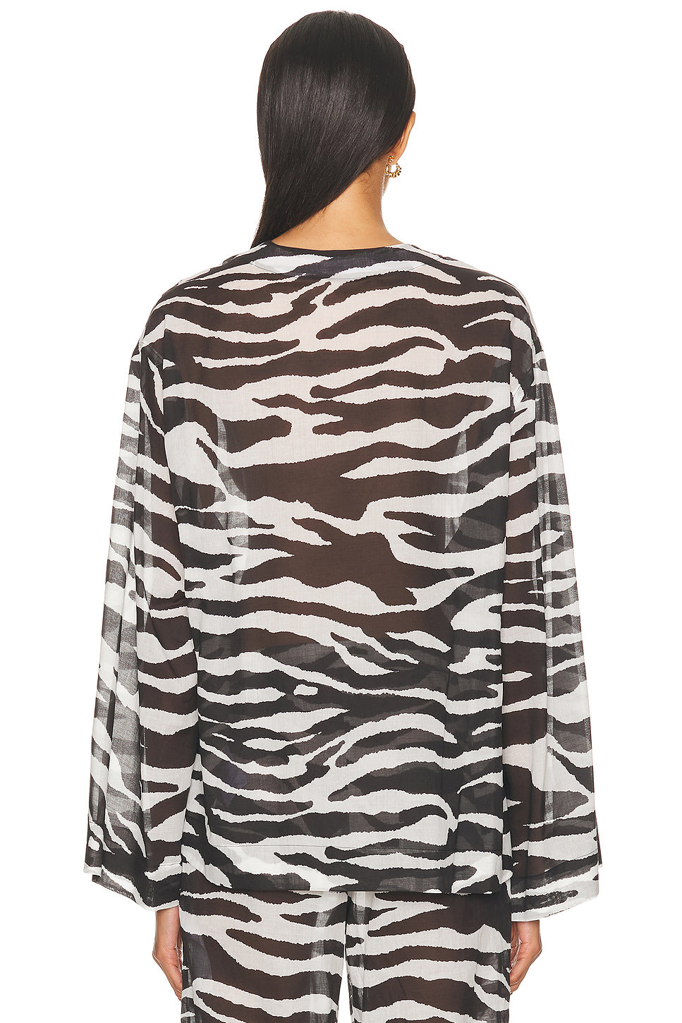 Zebra Printed Top