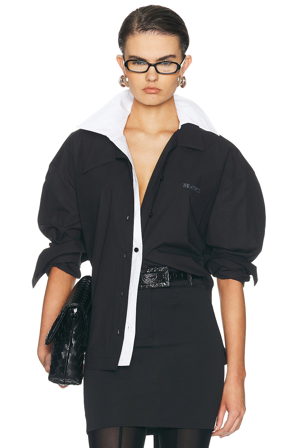 Oversized Contrast Shirt