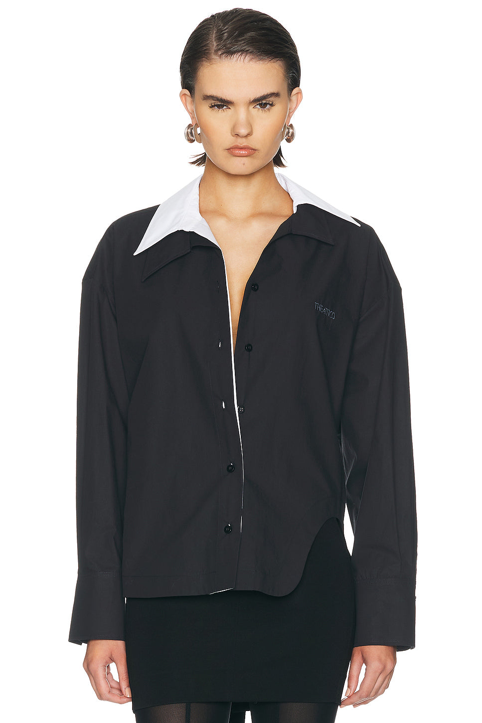 Oversized Contrast Shirt