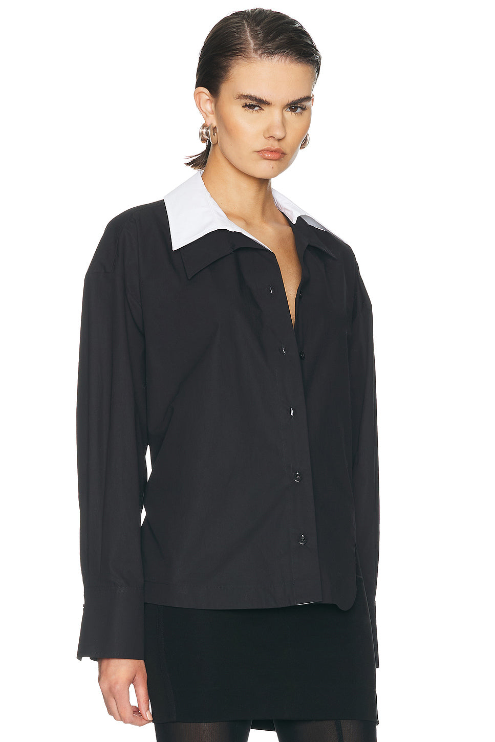 Oversized Contrast Shirt