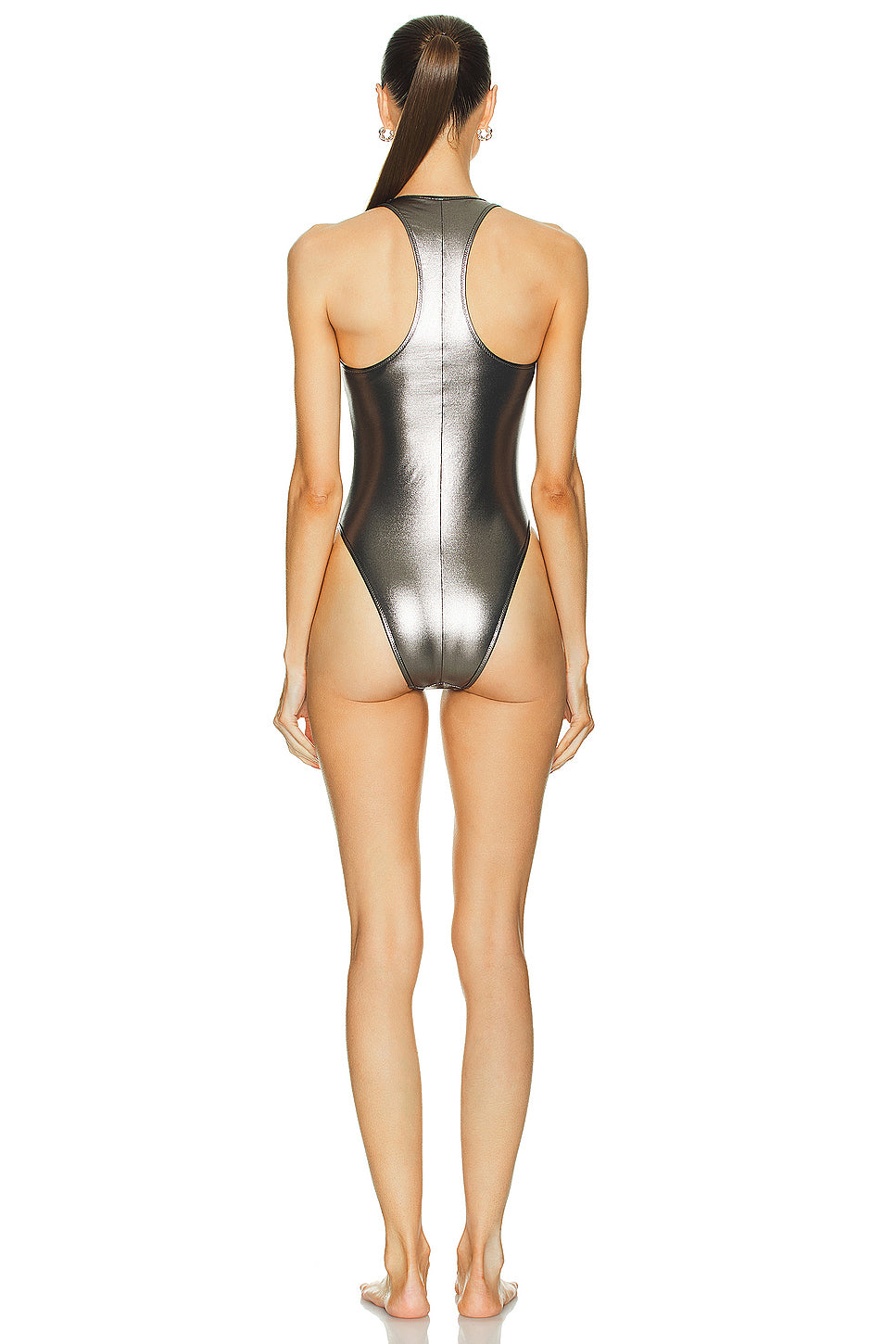 Metallic One Piece Swimsuit