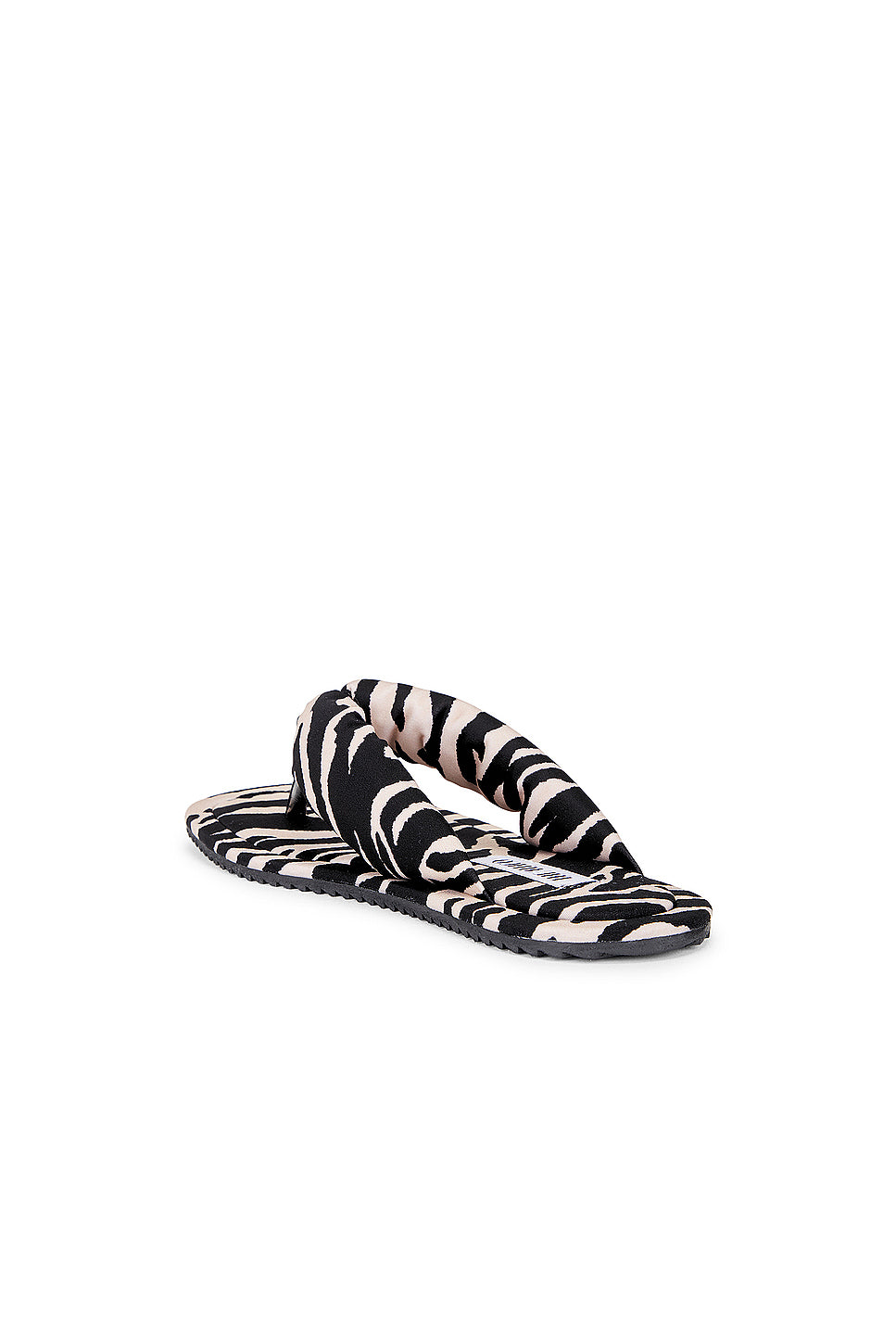 Zebra Printed Indie Flat Thong Sandal