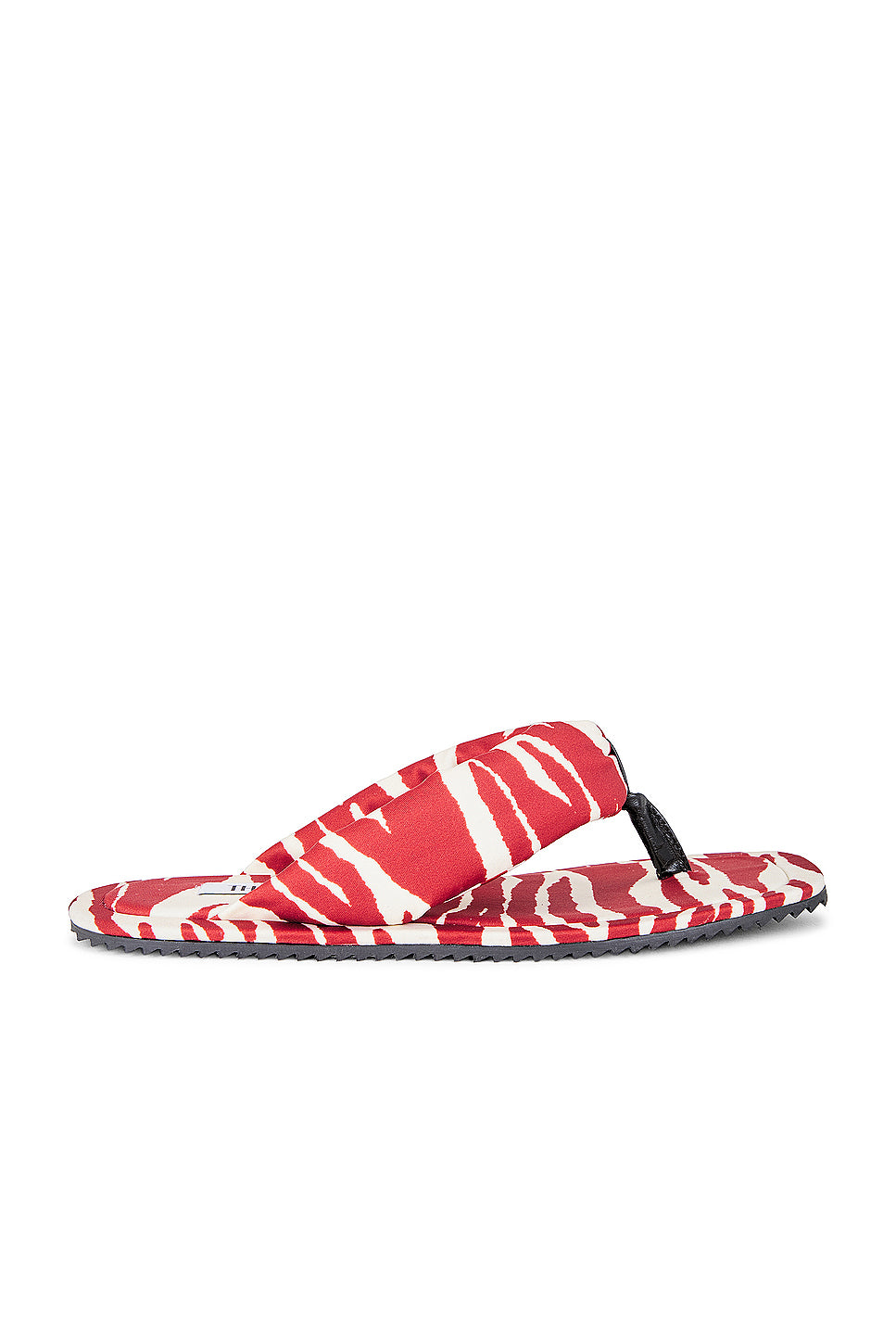 Zebra Printed Indie Flat Thong Sandal