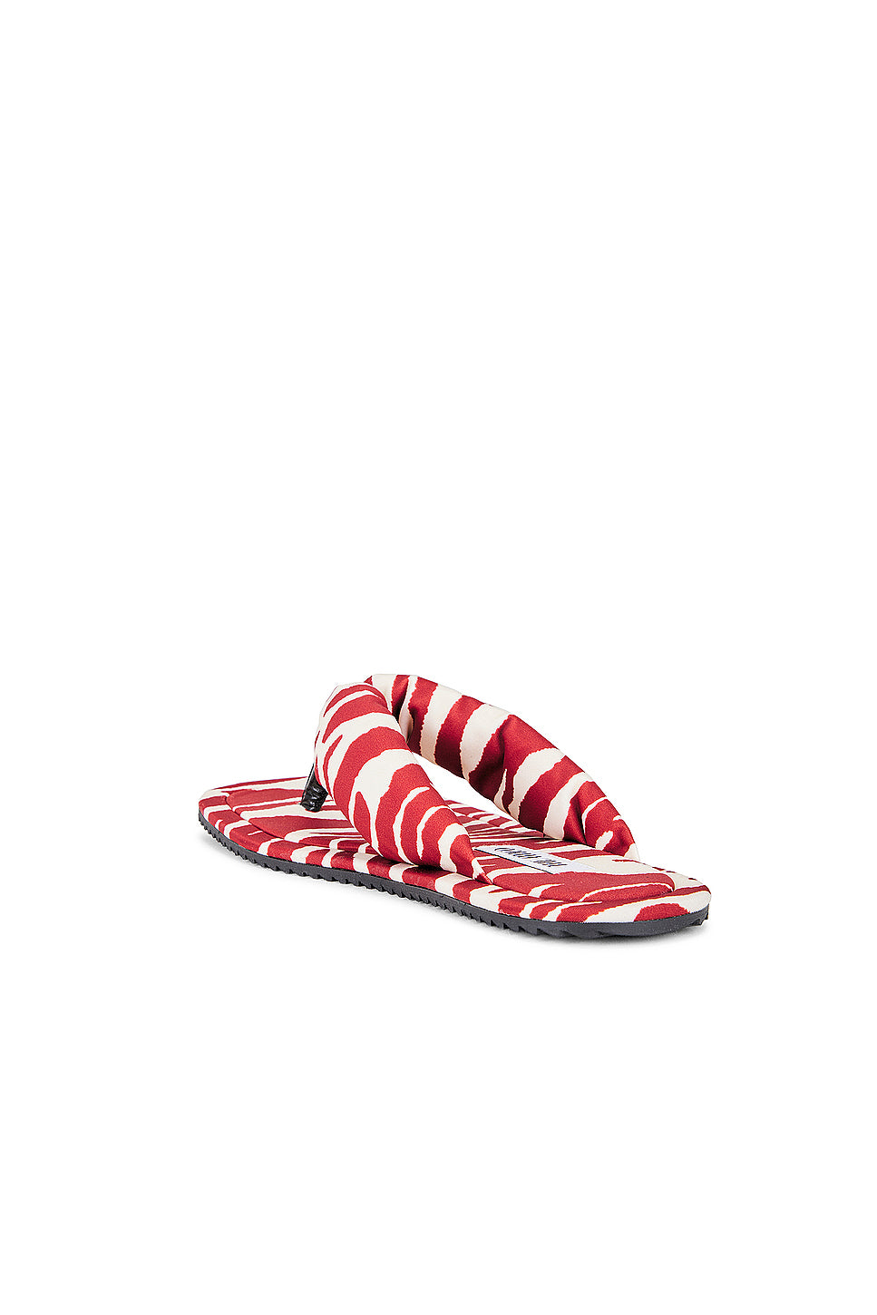 Zebra Printed Indie Flat Thong Sandal