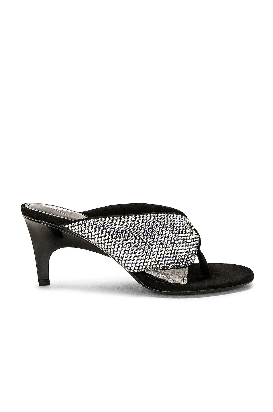 Rem Sandal In Silver & Black