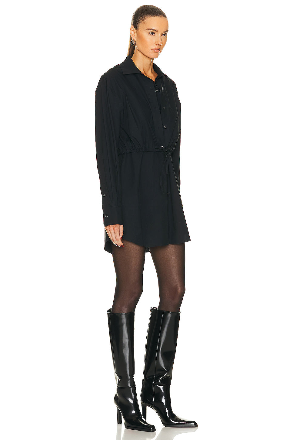 Double Layered Shirt Dress