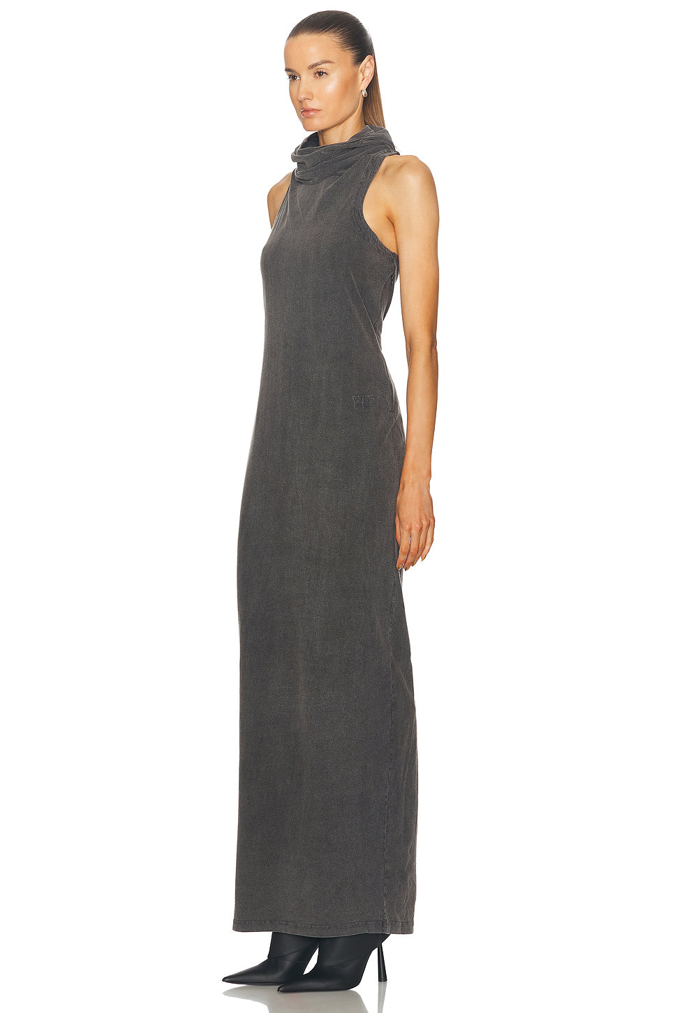 Cowl Neck Long Dress