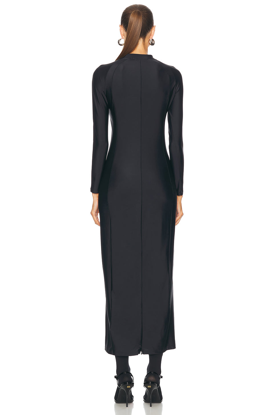 Rashguard Long Sleeve Midi Dress