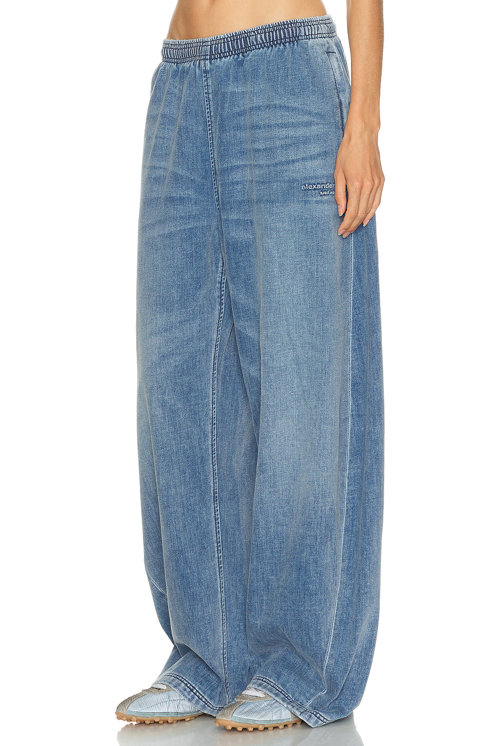 Drawstring Wide Leg