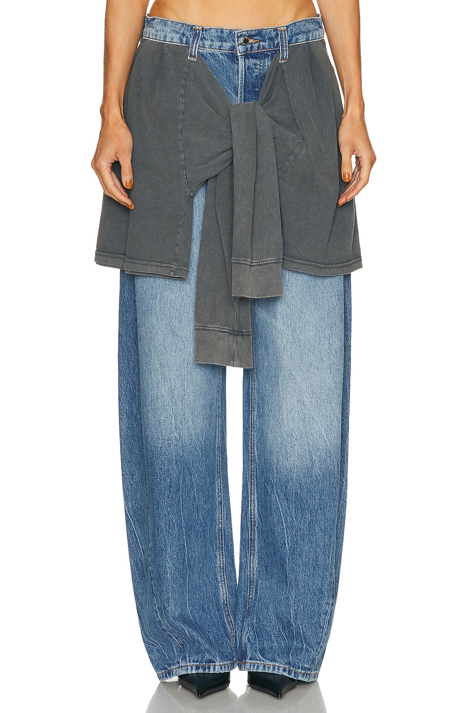 Pre-Styled Straight Leg