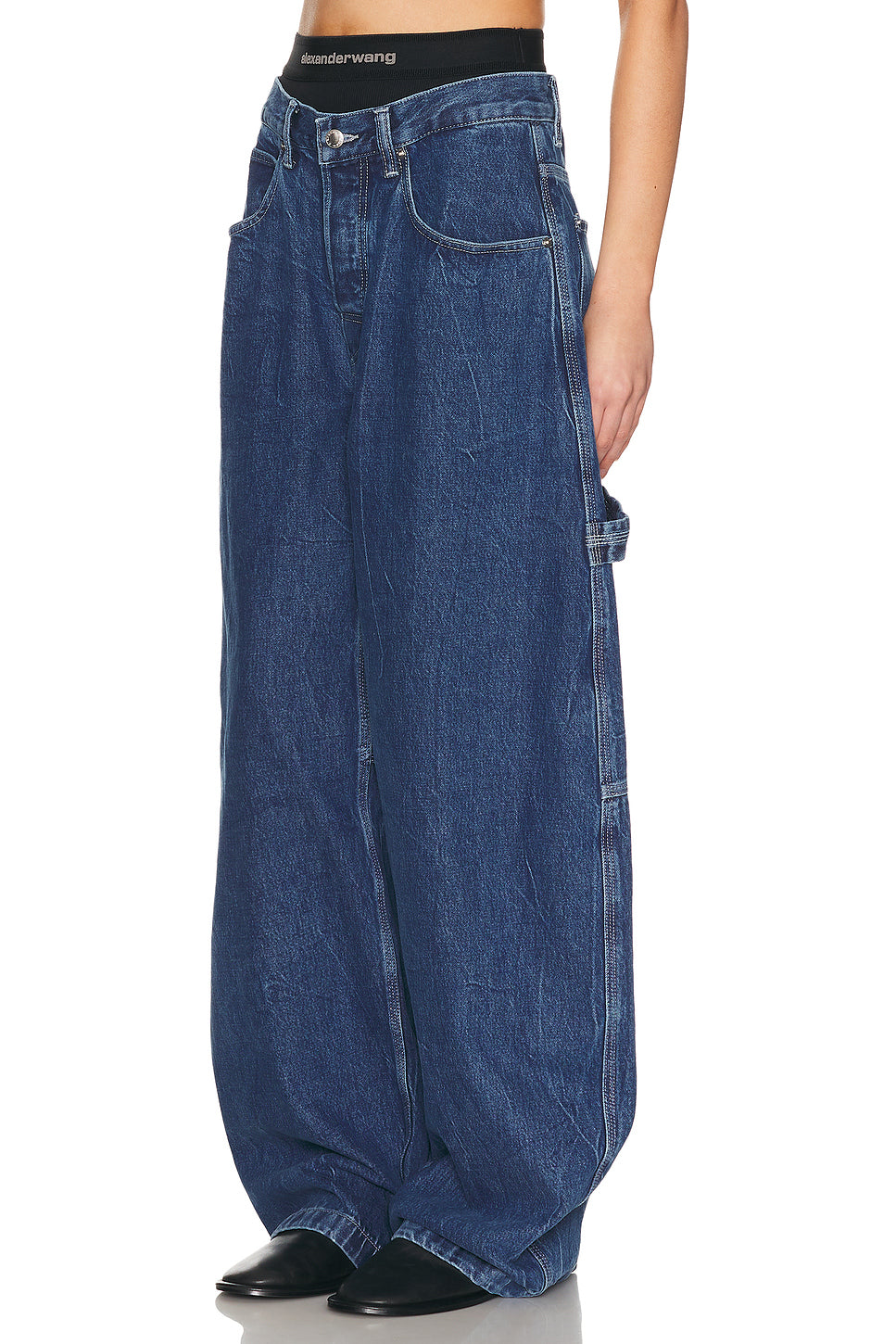 Prestyled Mid Rise Oversized Baggy Leg