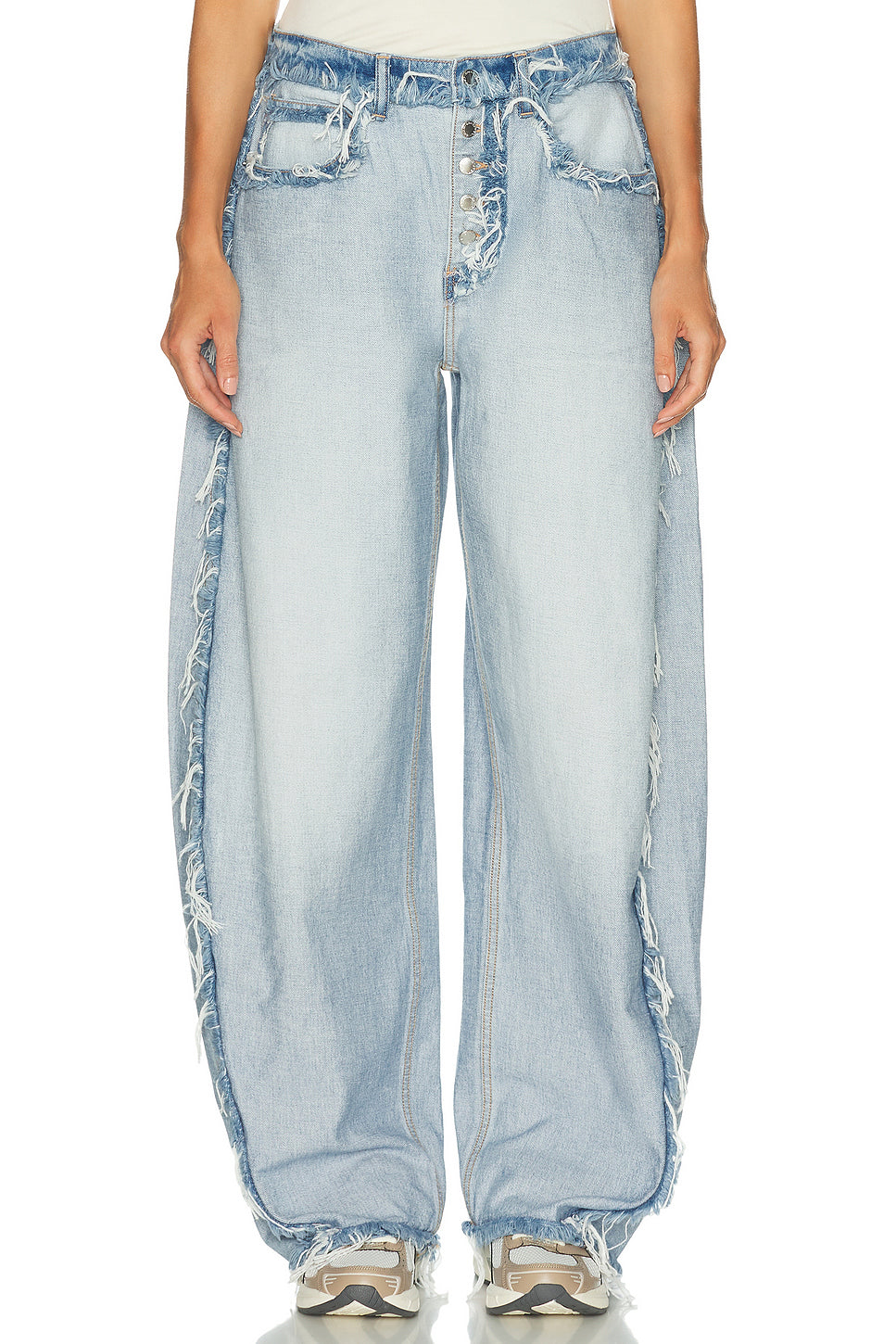 Inverted Blow Up Wide Leg