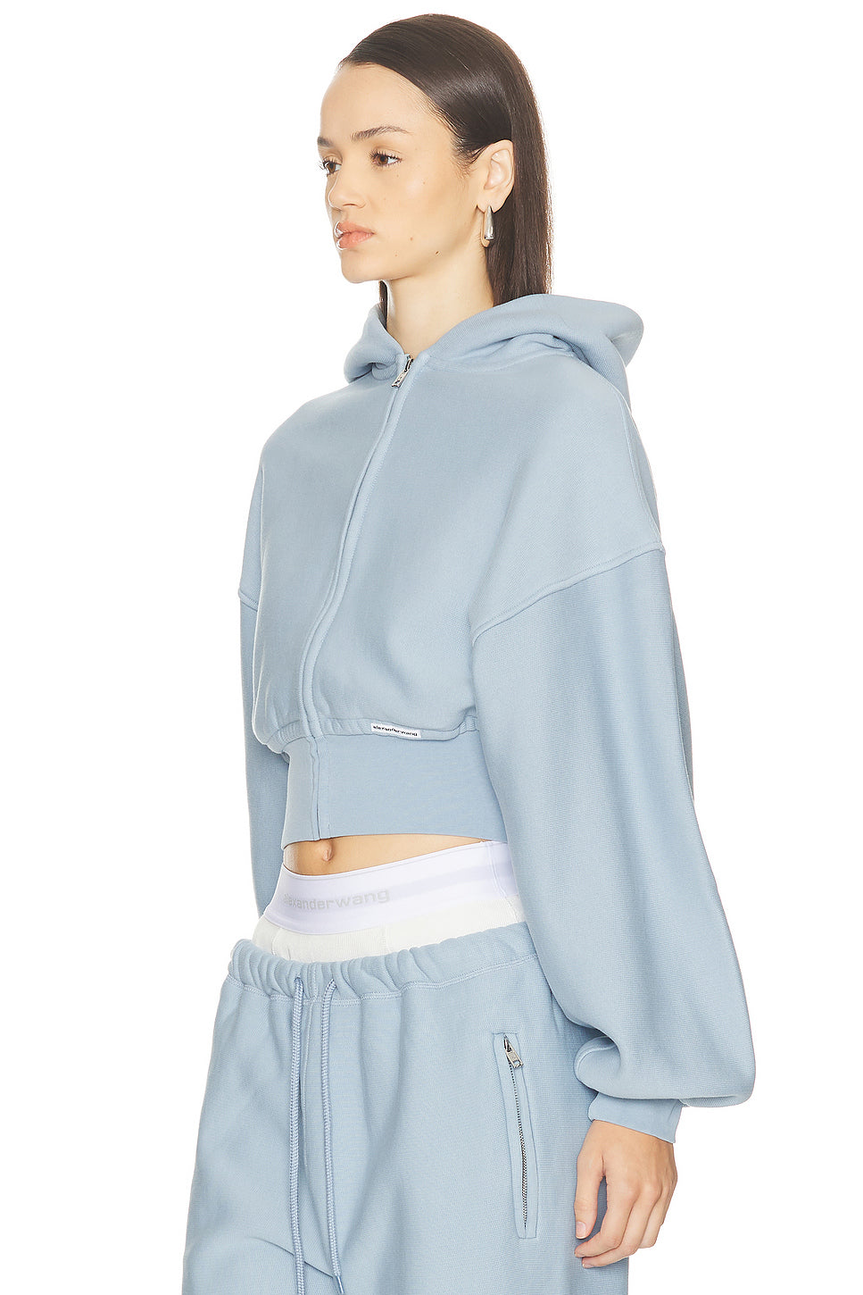 Cropped Zip Up Jacket