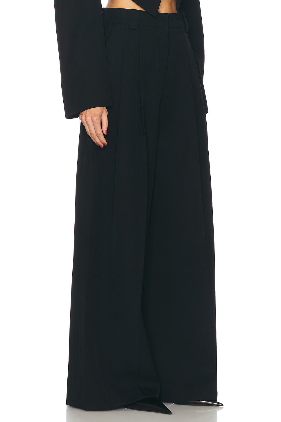 High Waisted Wide Leg Pant