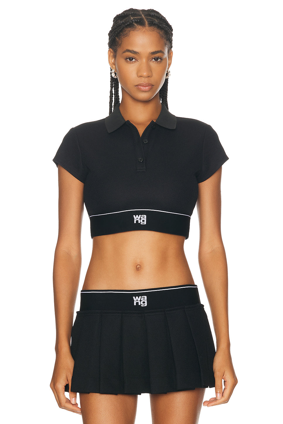 Cropped Polo Top