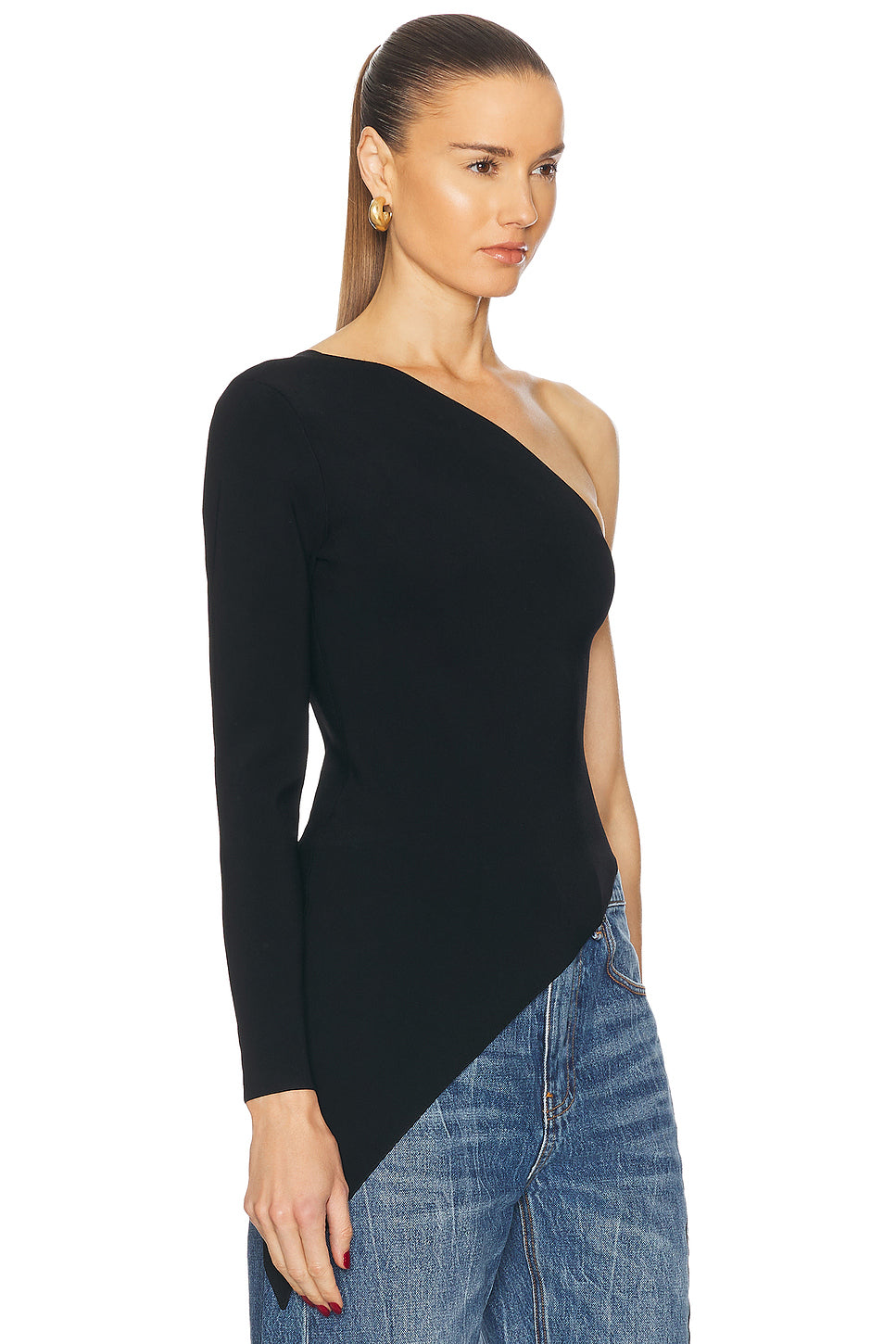 Asymmetric One Shoulder Top