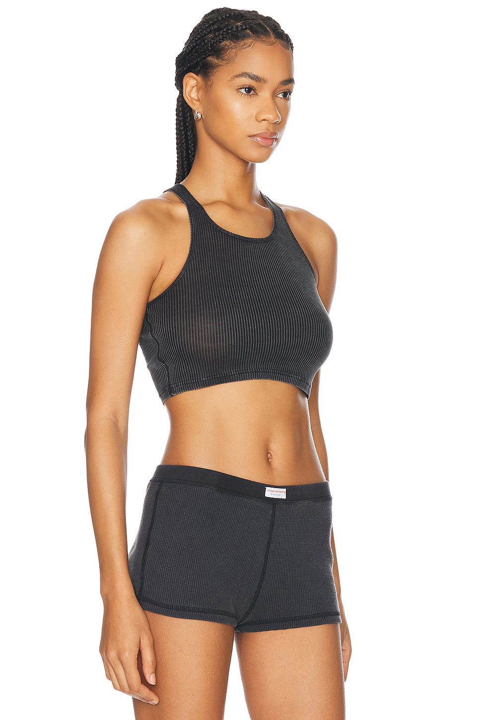 Cropped Classic Racer Tank Top