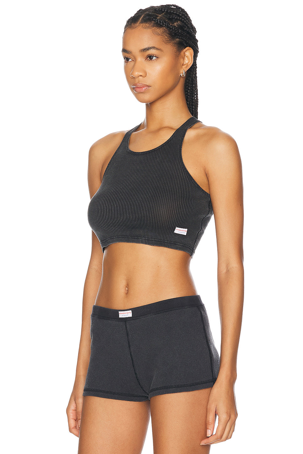 Cropped Classic Racer Tank Top