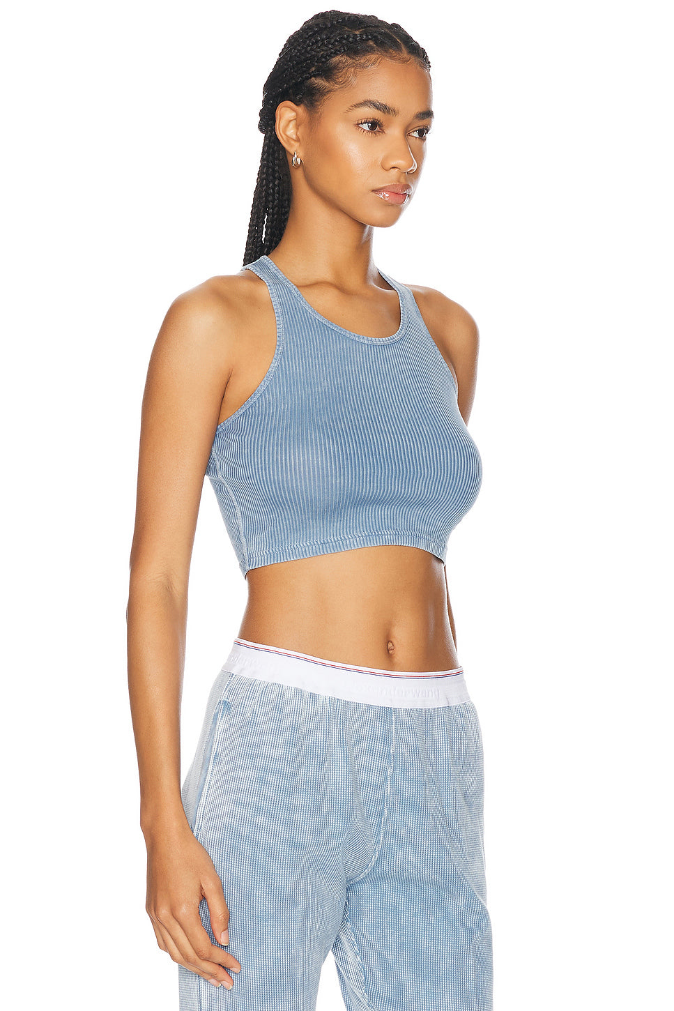 Cropped Classic Racer Tank Top