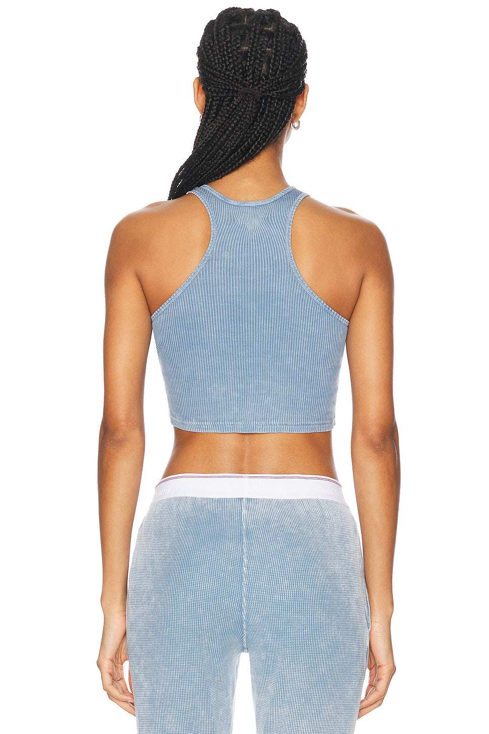 Cropped Classic Racer Tank Top