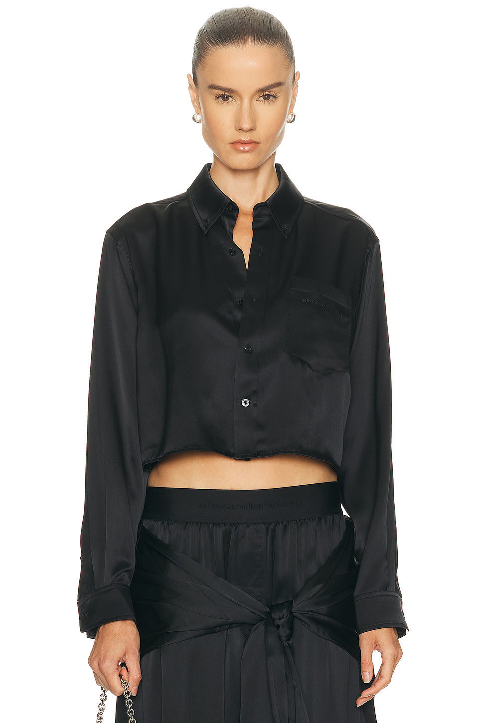 Cropped Boyfriend Shirt