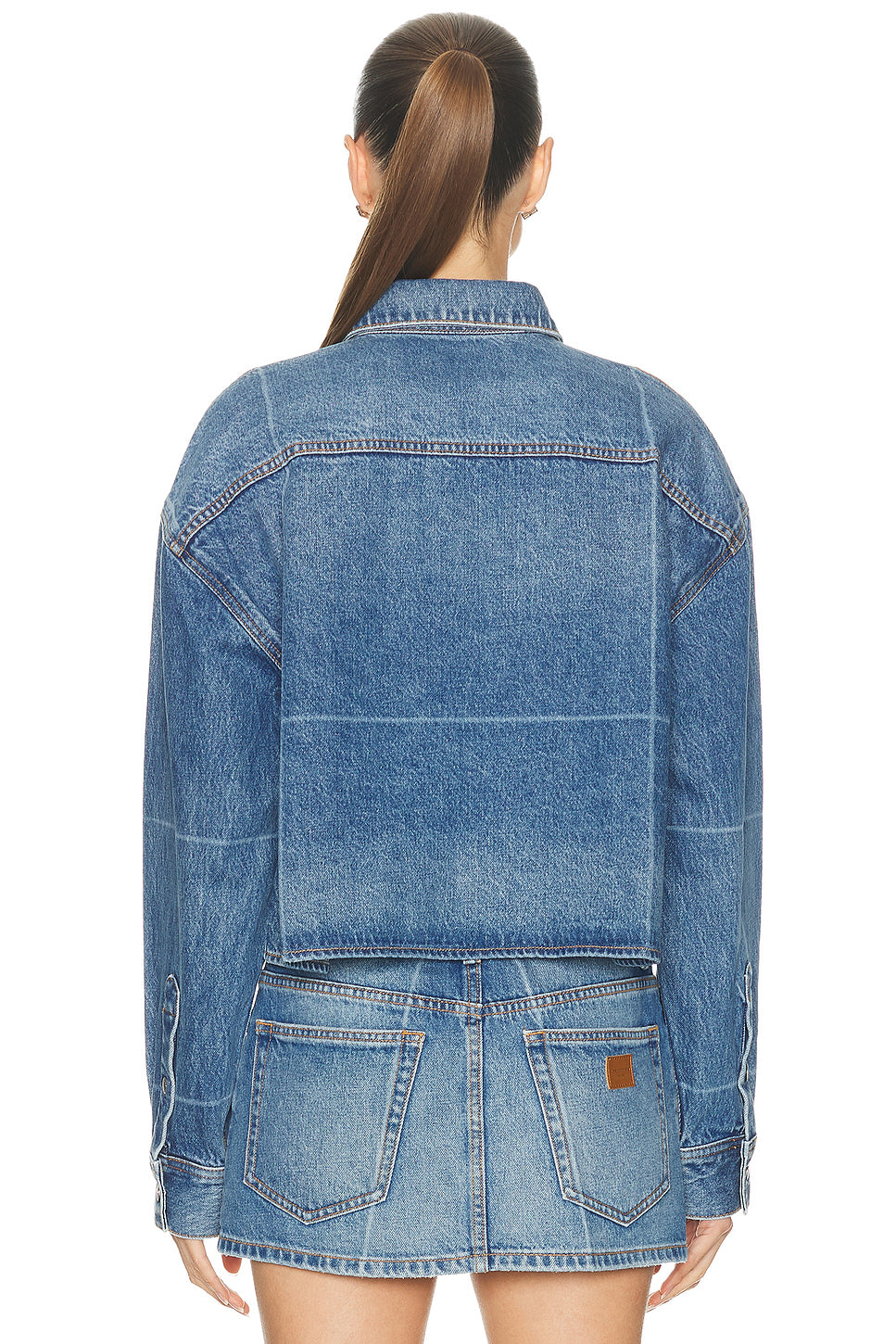 Cropped Button Down Shirt