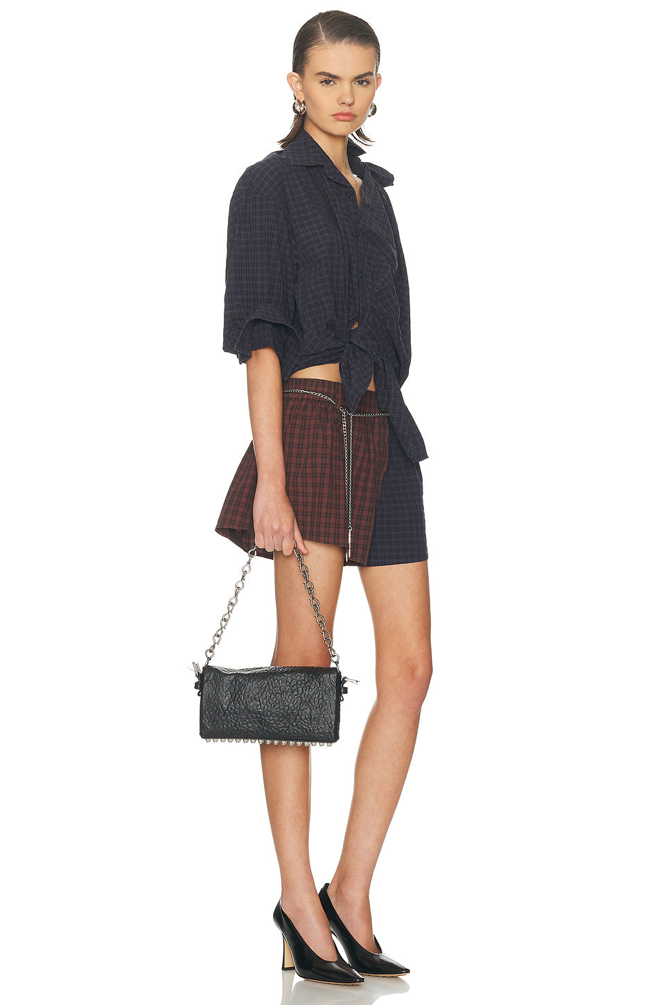 Ricco Crushed Slim Flap Bag