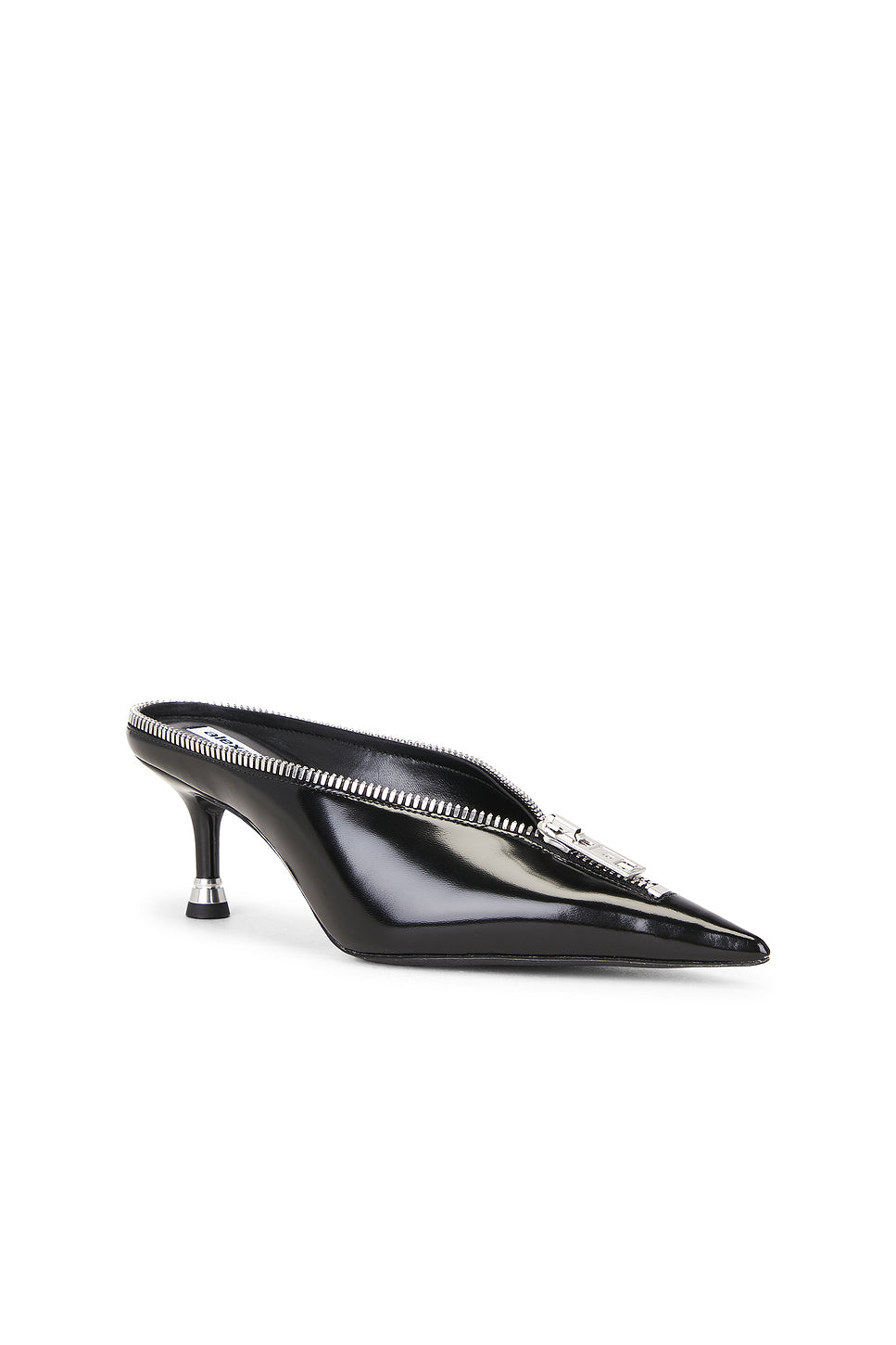 Akila Zip Closed Toe Mule
