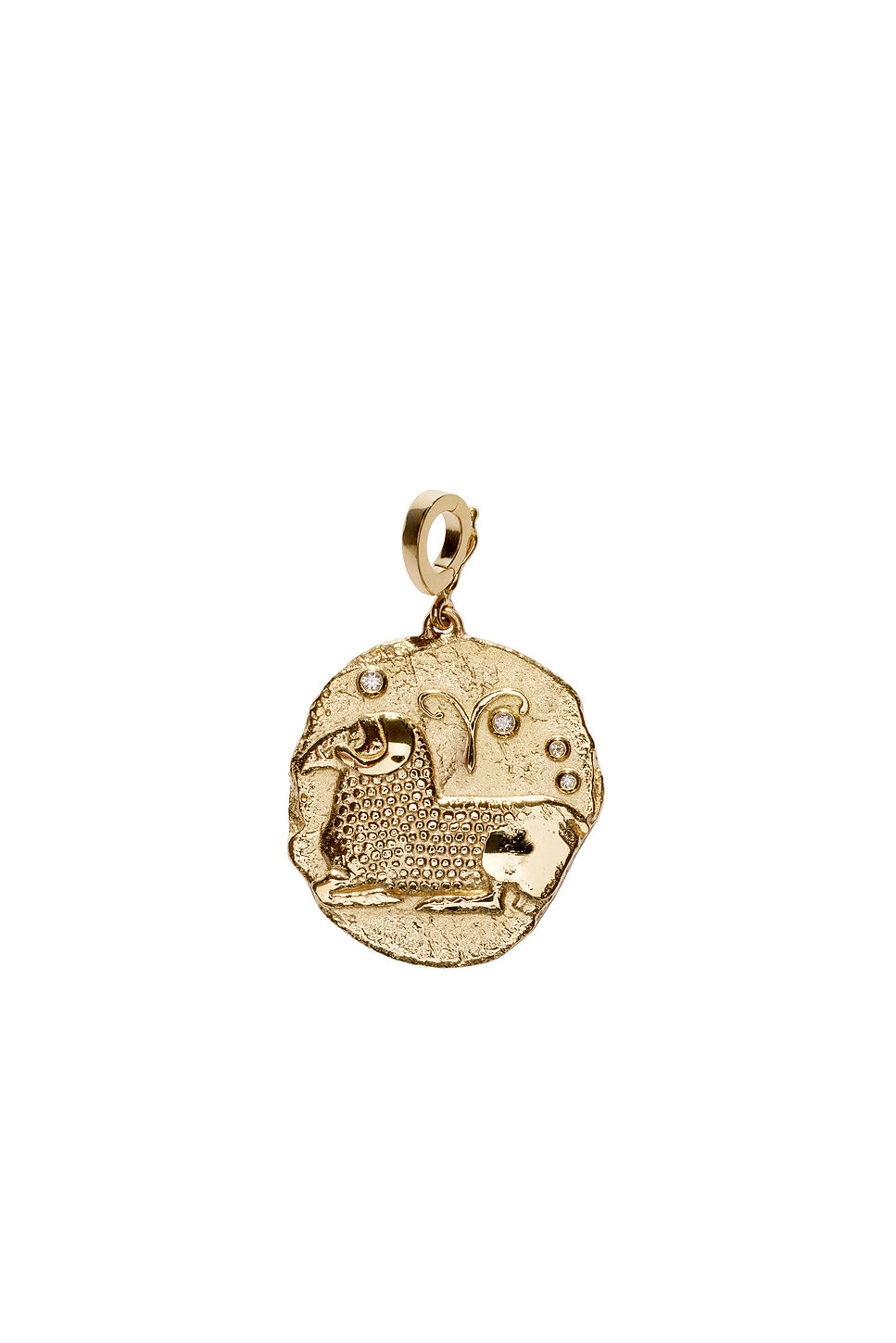 Of The Stars Aries Large Coin Charm