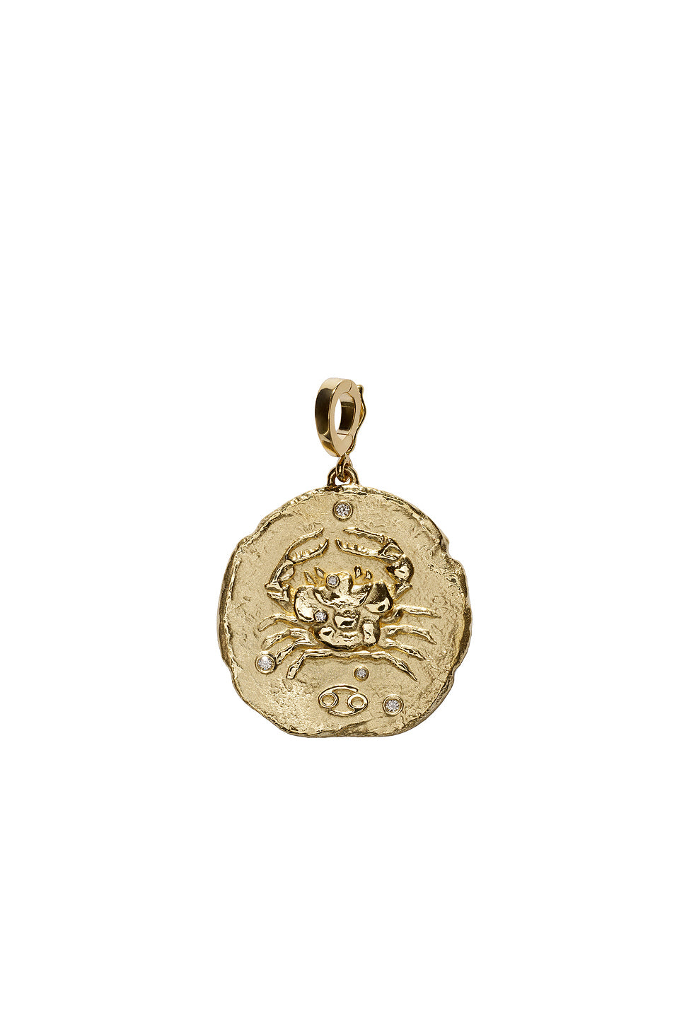 Of The Stars Cancer Large Coin Charm