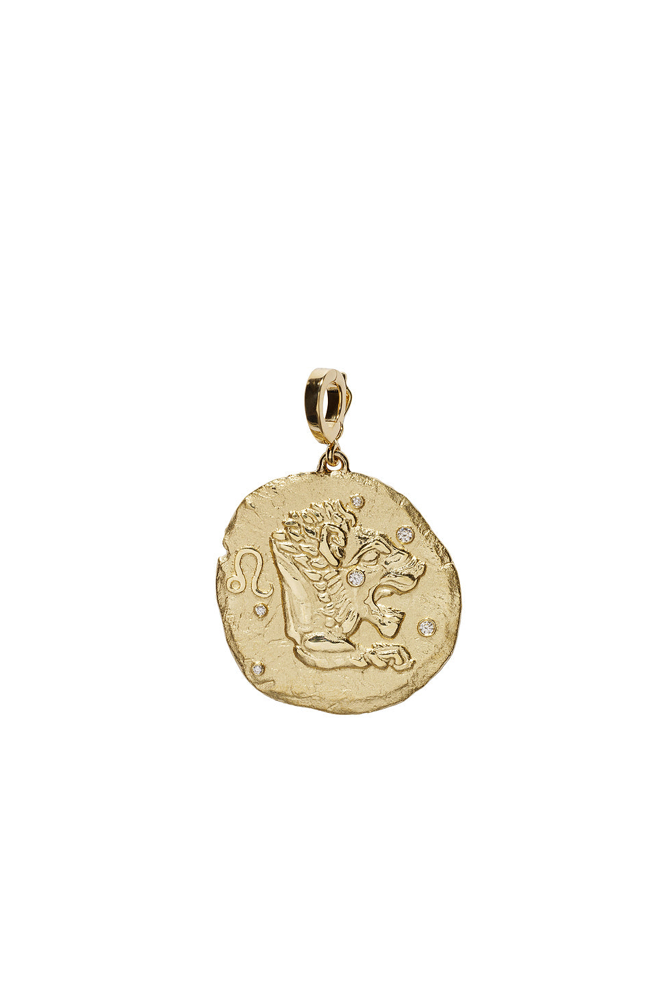 Of The Stars Leo Large Coin Charm