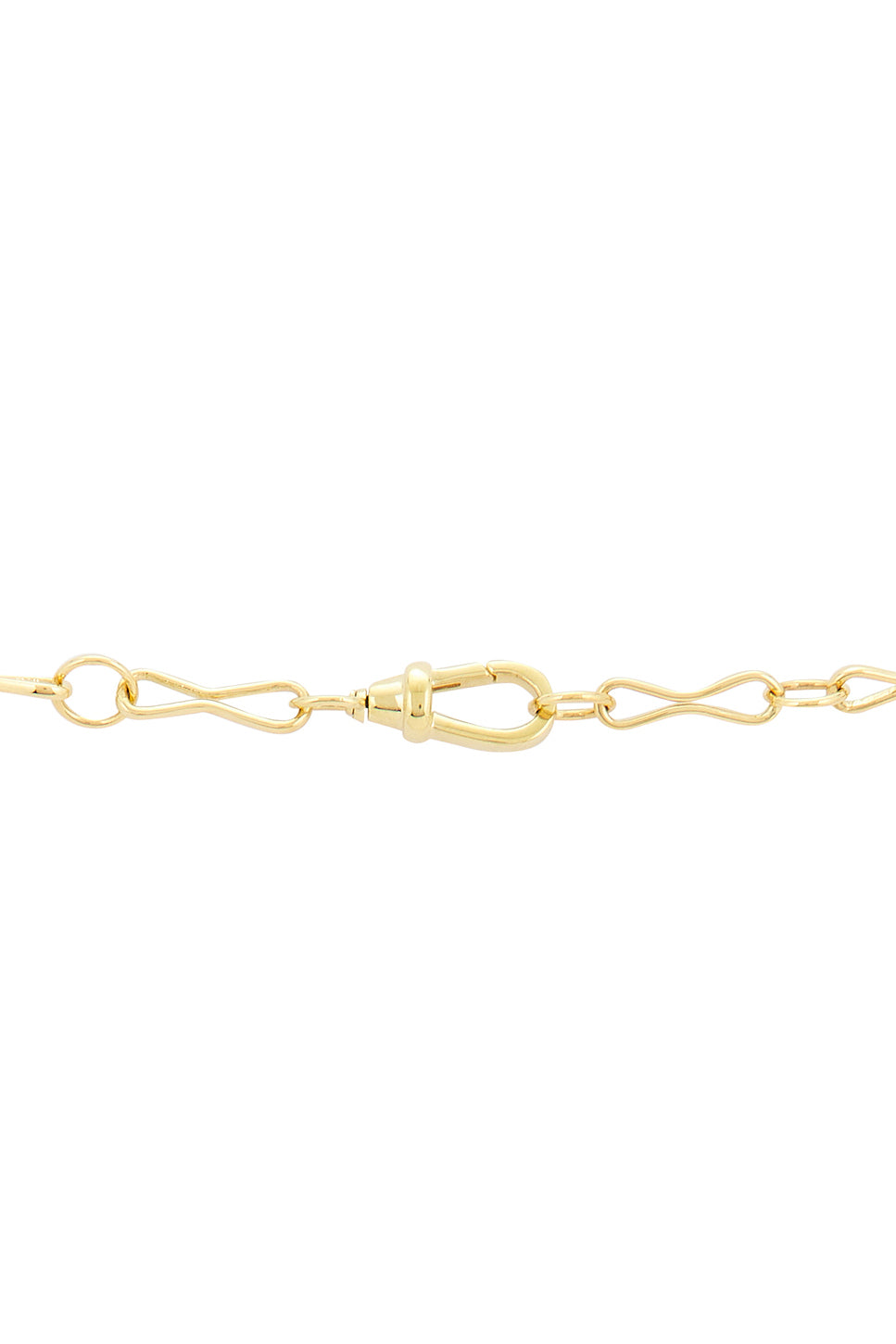 Large Motif Chain Lariat Necklace