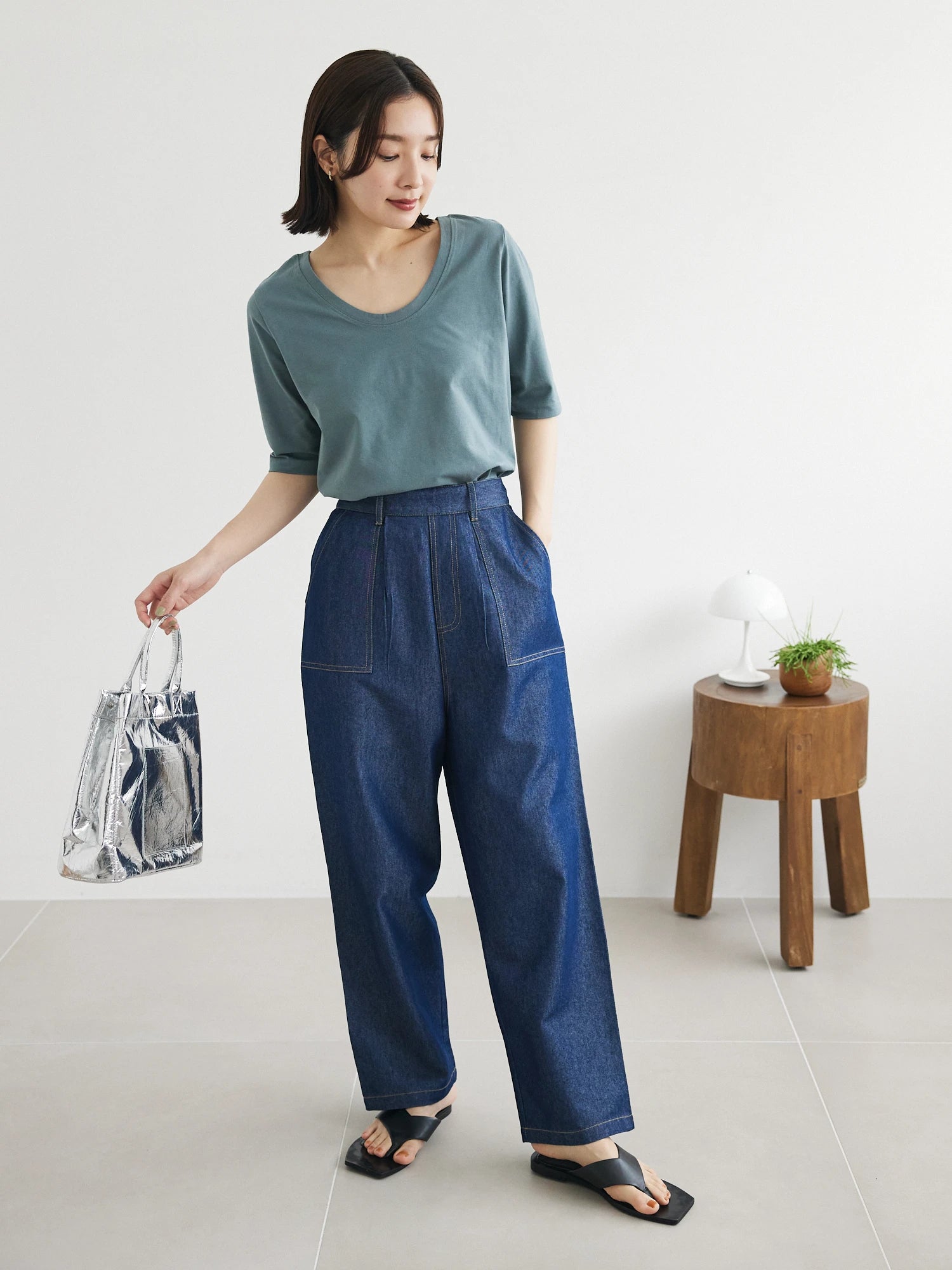 Akita Denim Straight Pants