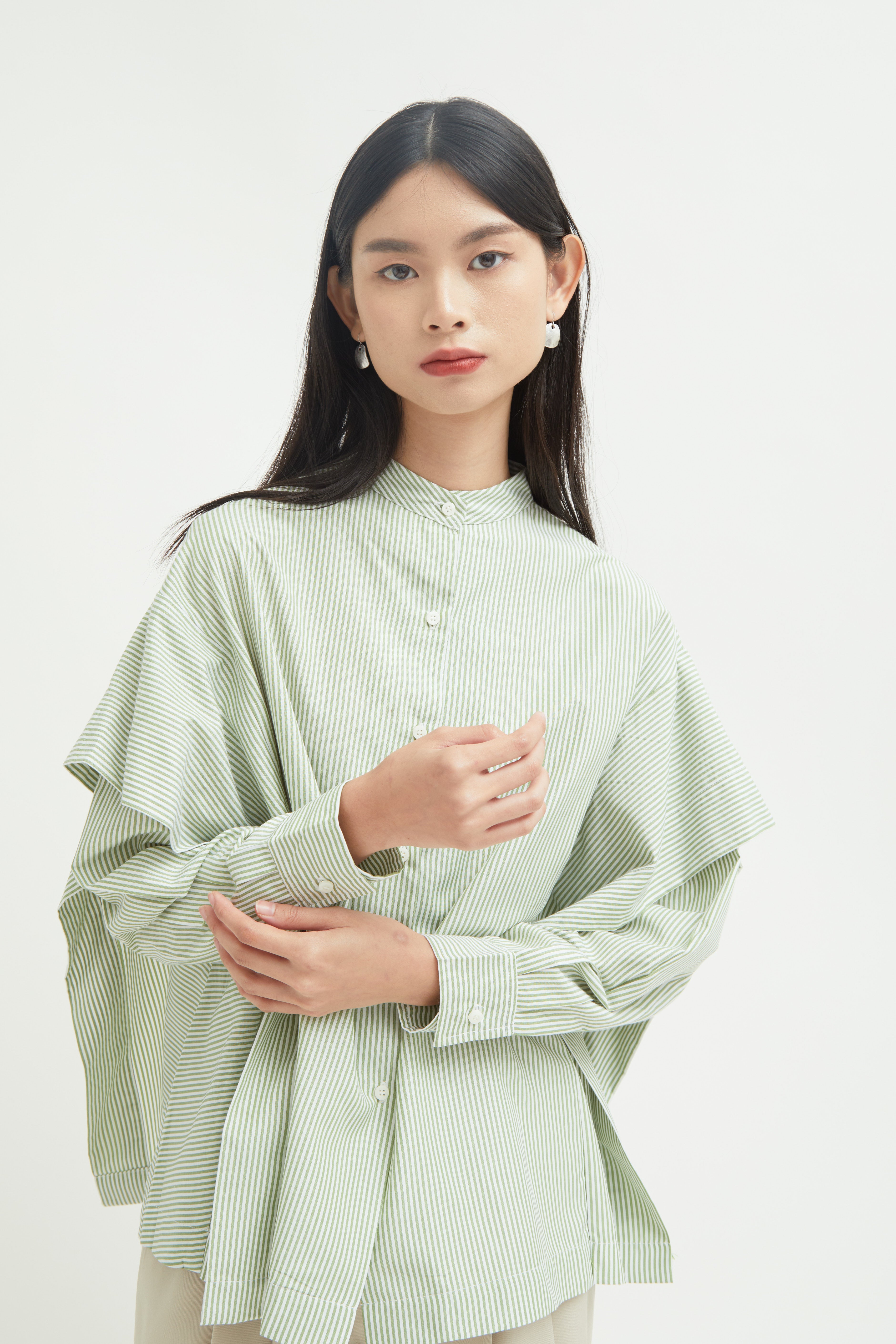 Aluna Side Ruffle Shirt