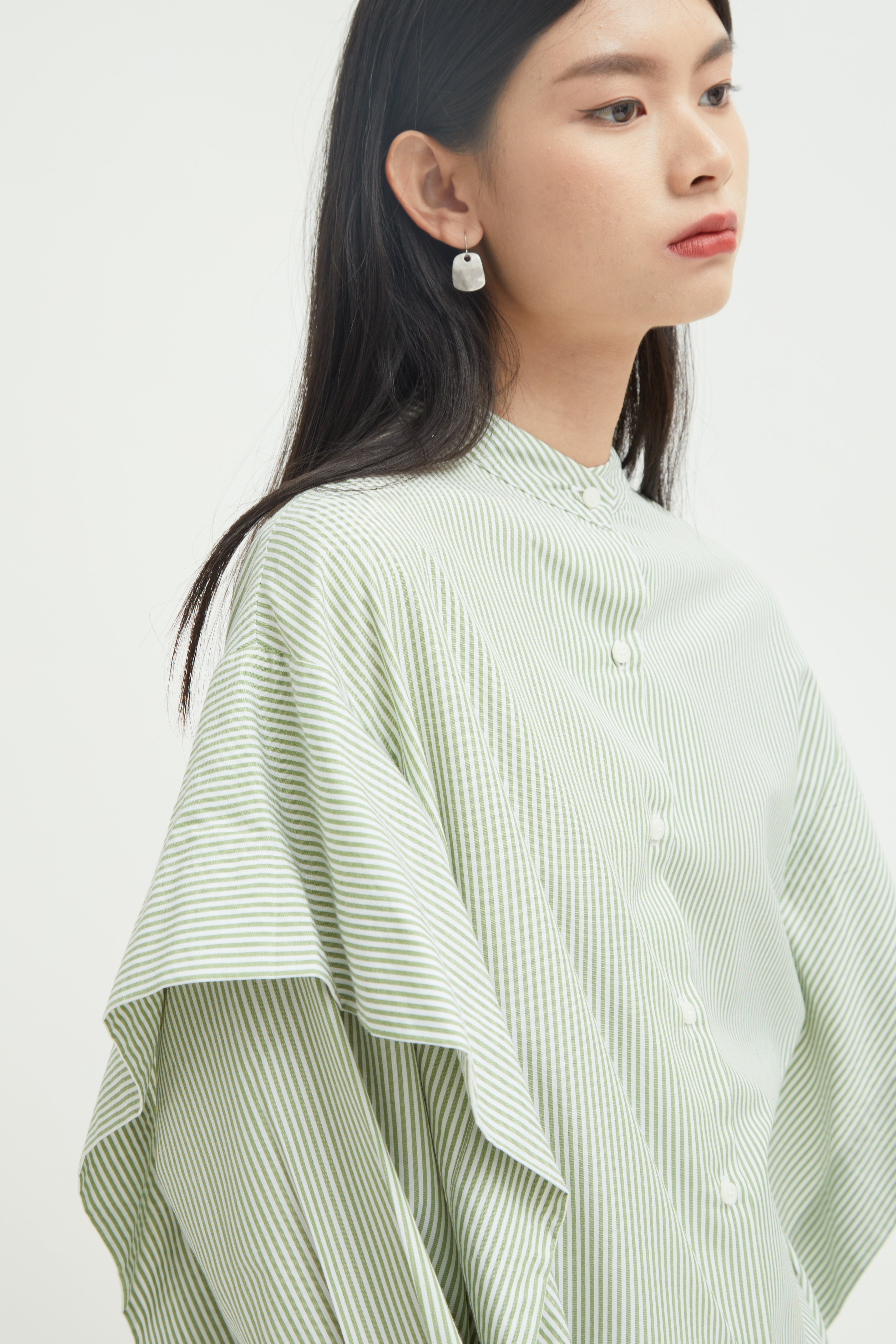 Aluna Side Ruffle Shirt