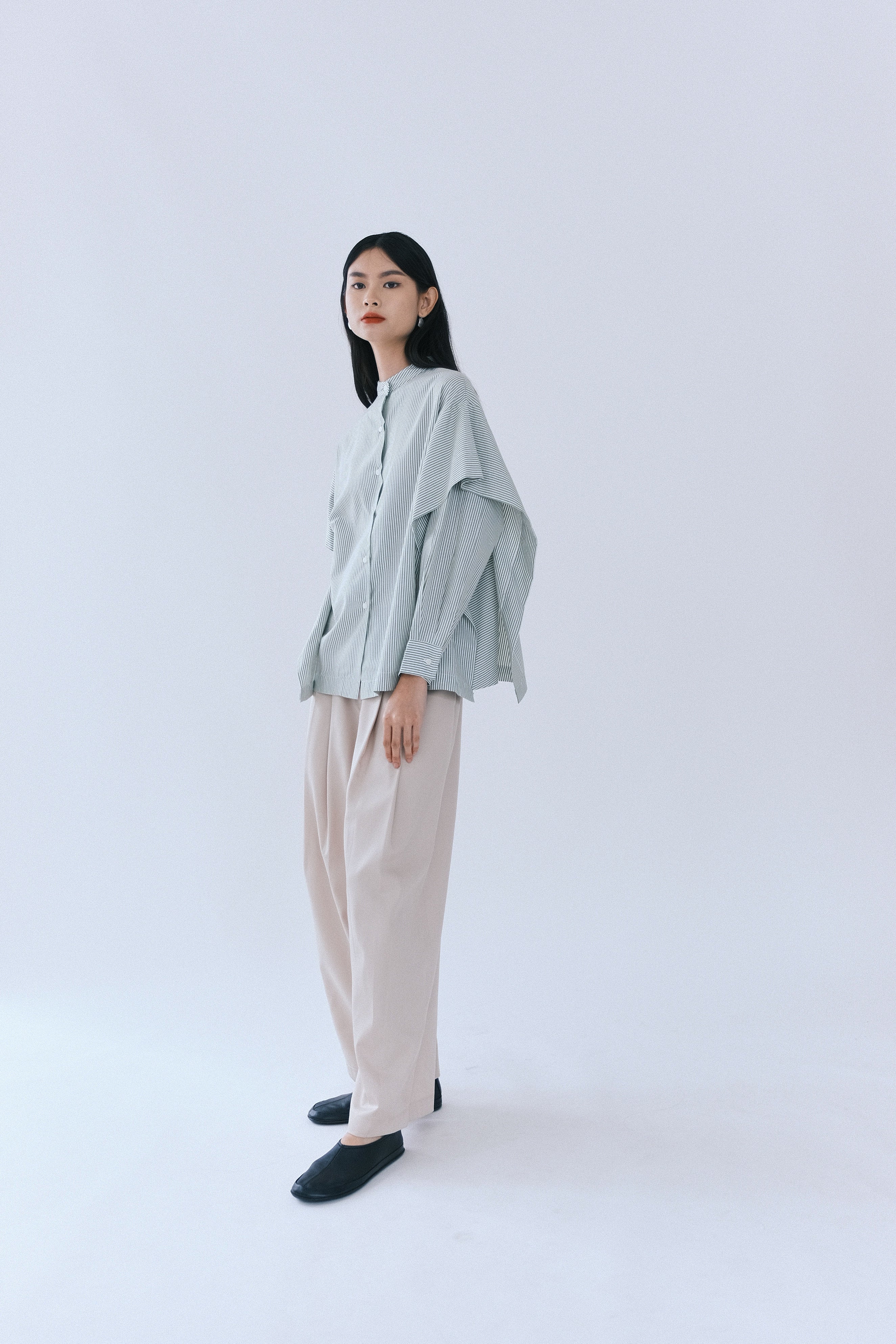 Aluna Side Ruffle Shirt