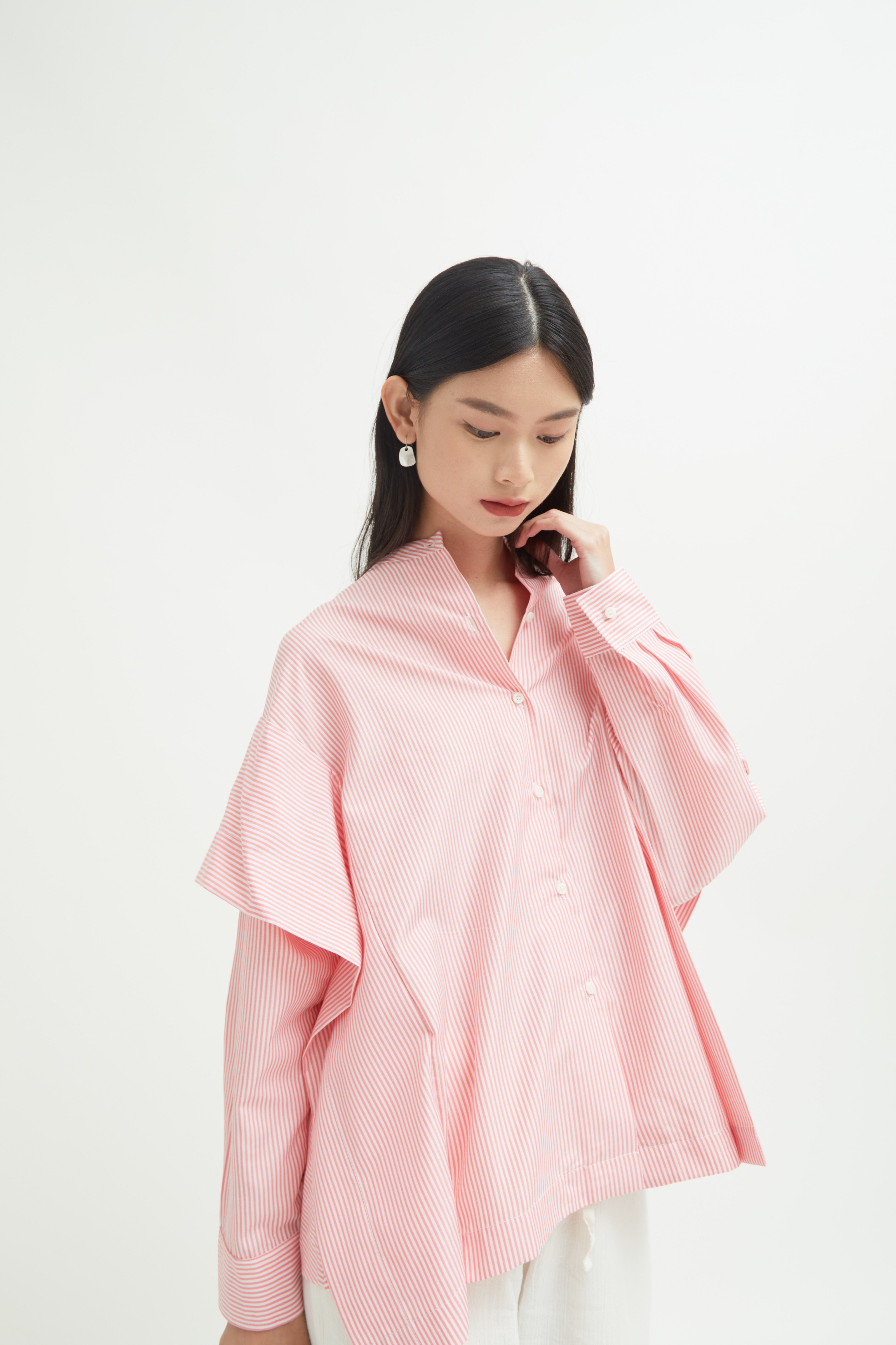 Aluna Side Ruffle Shirt