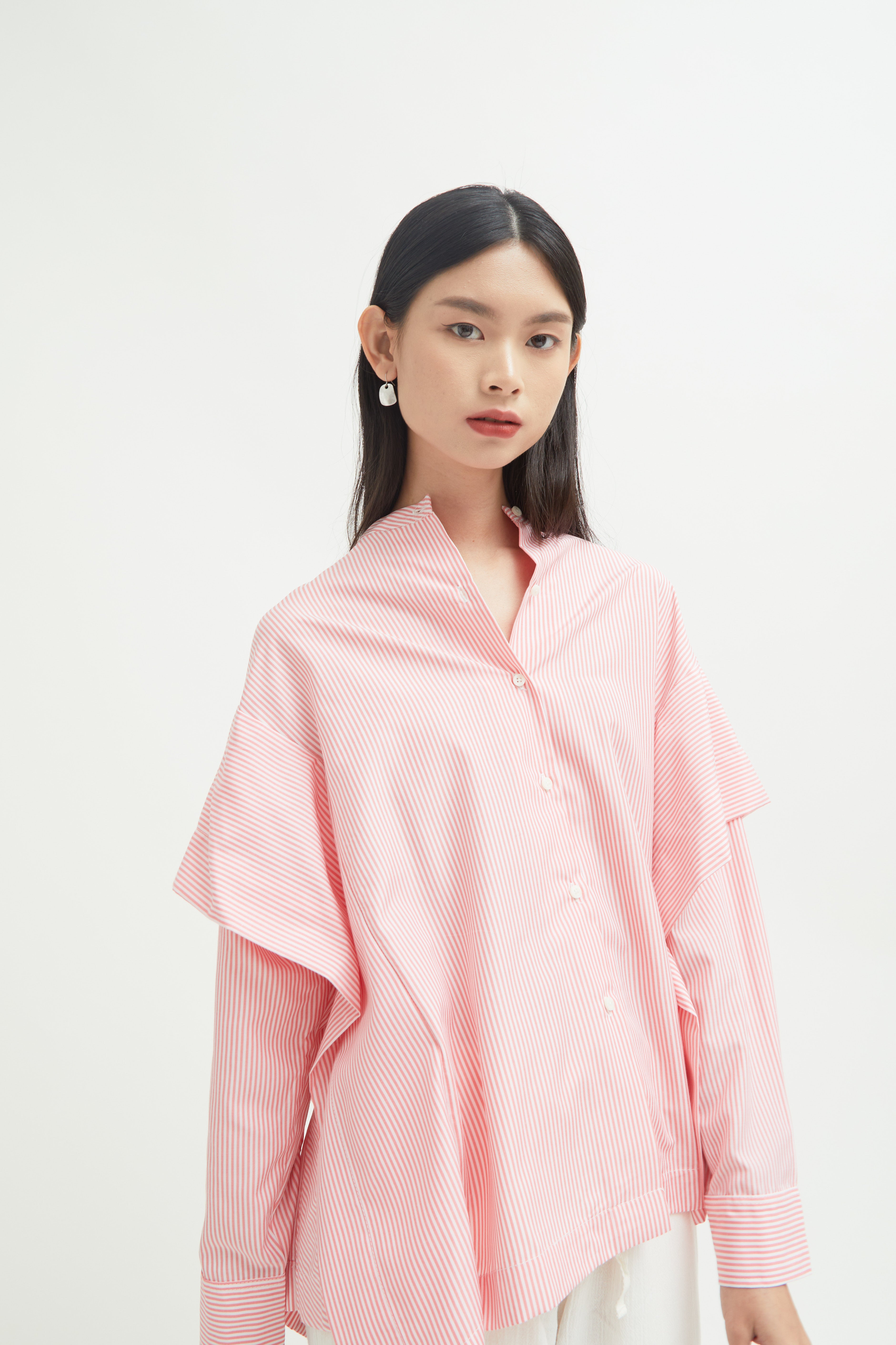 Aluna Side Ruffle Shirt